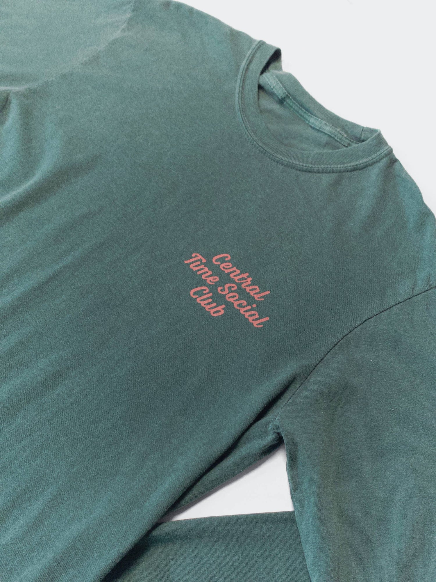 Central Time Social Club Heavyweight Long Sleeve Tee (extended sizing!)