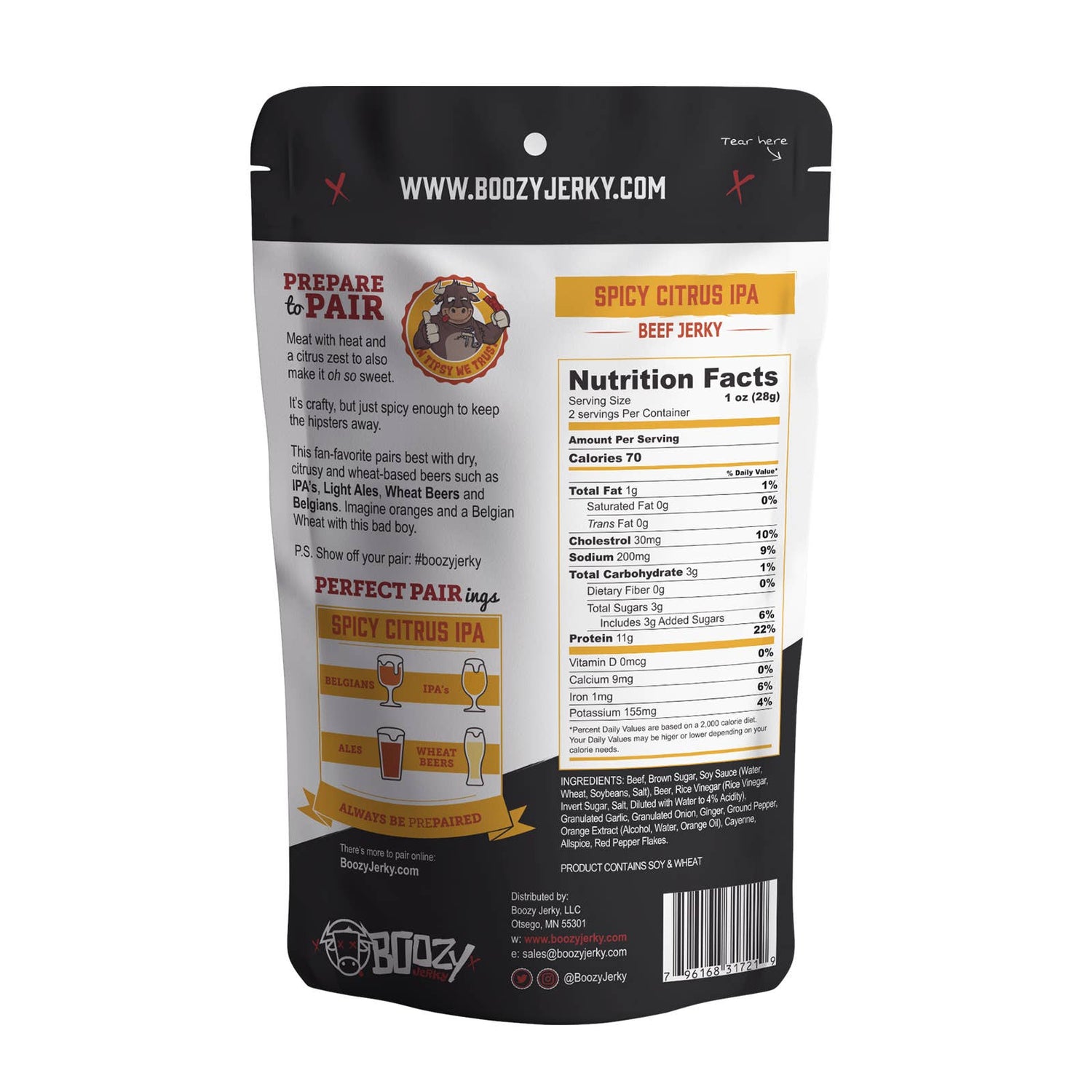 Spicy Citrus IPA Beef Jerky