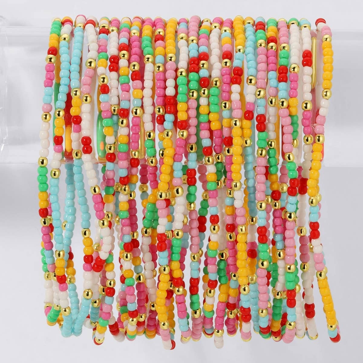 Assorted Stretch Seed Bead Bracelets