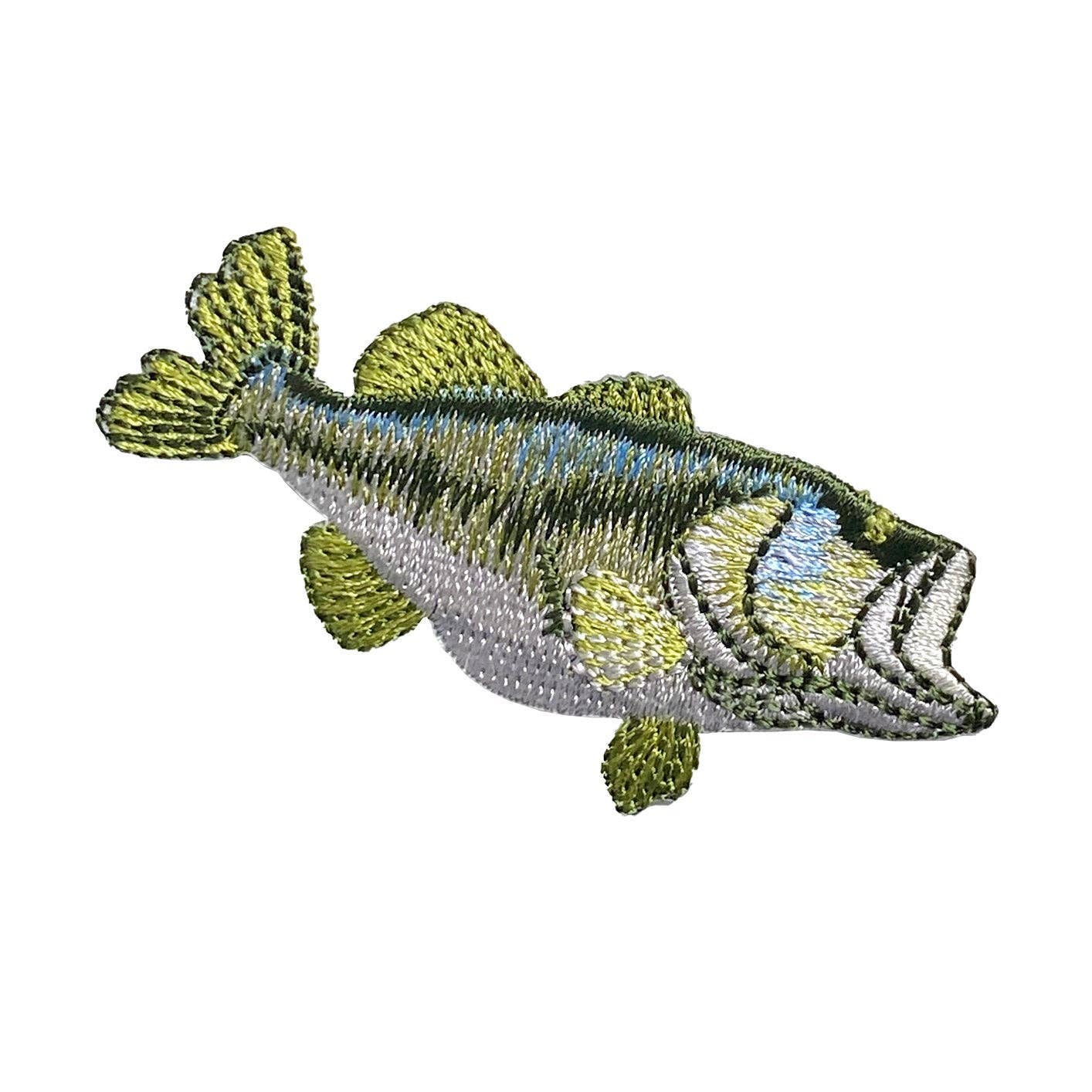 Largemouth Bass Iron-on Patch
