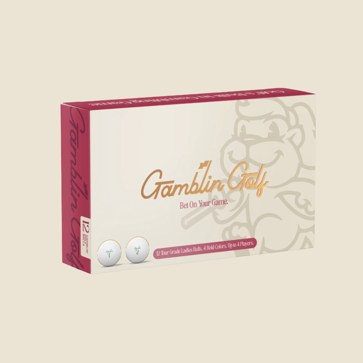 Womens Gamblin' Golf Balls - Pack of 12