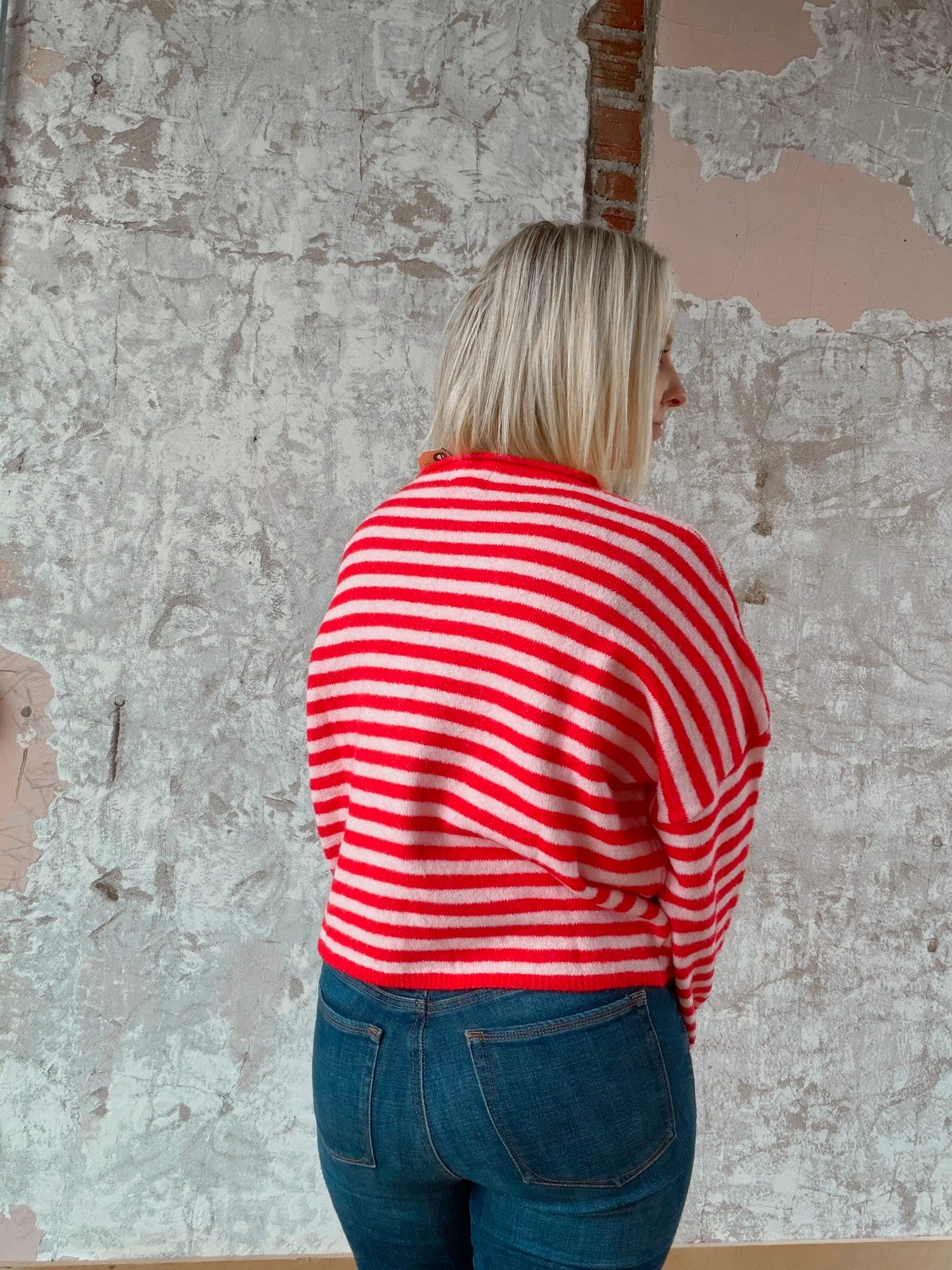 Piper Cardigan - Striped (Extended Sizing)