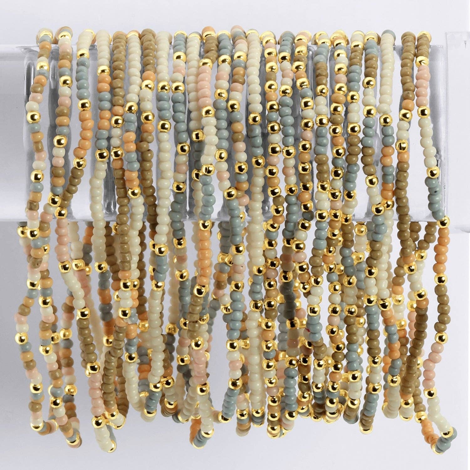 Assorted Stretch Seed Bead Bracelets
