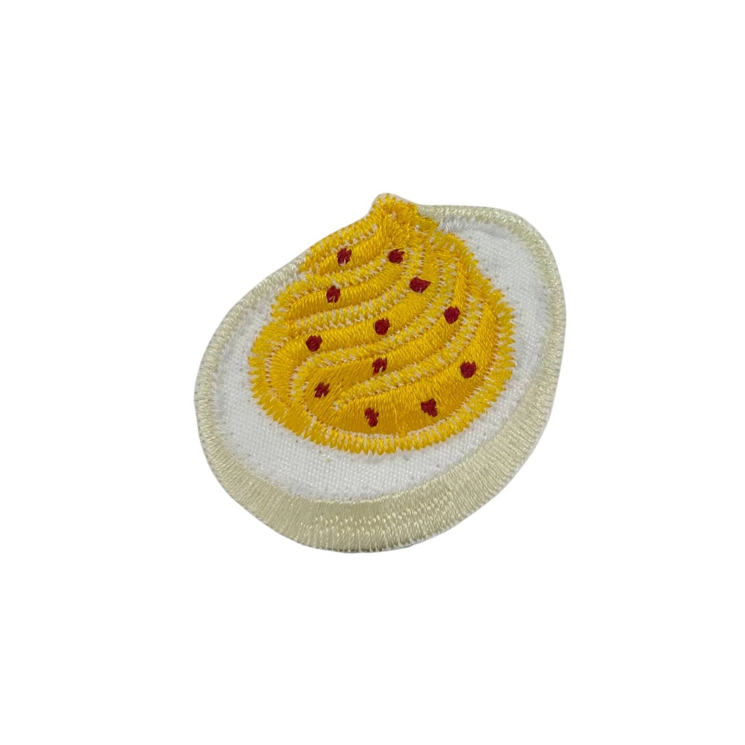 Deviled Egg Iron on Patch