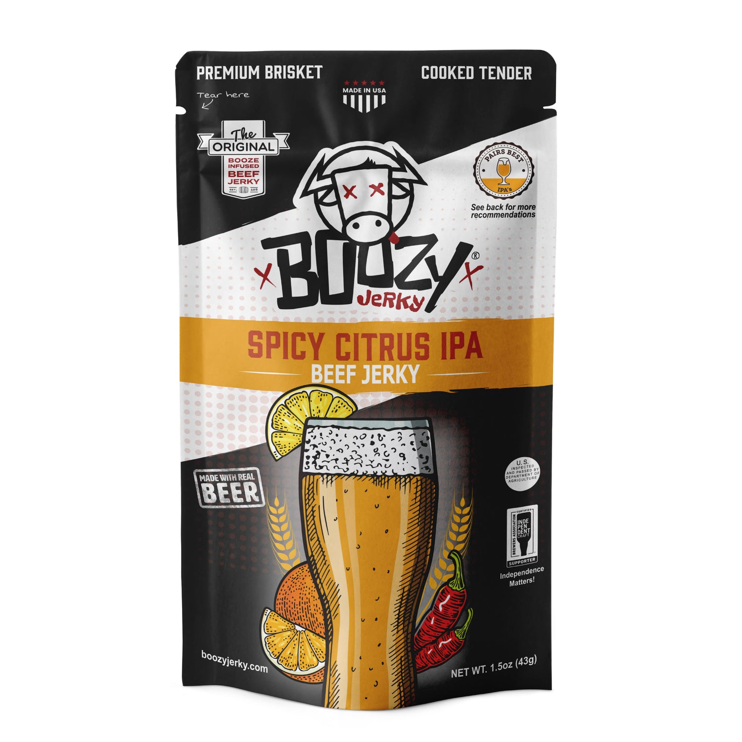 Spicy Citrus IPA Beef Jerky