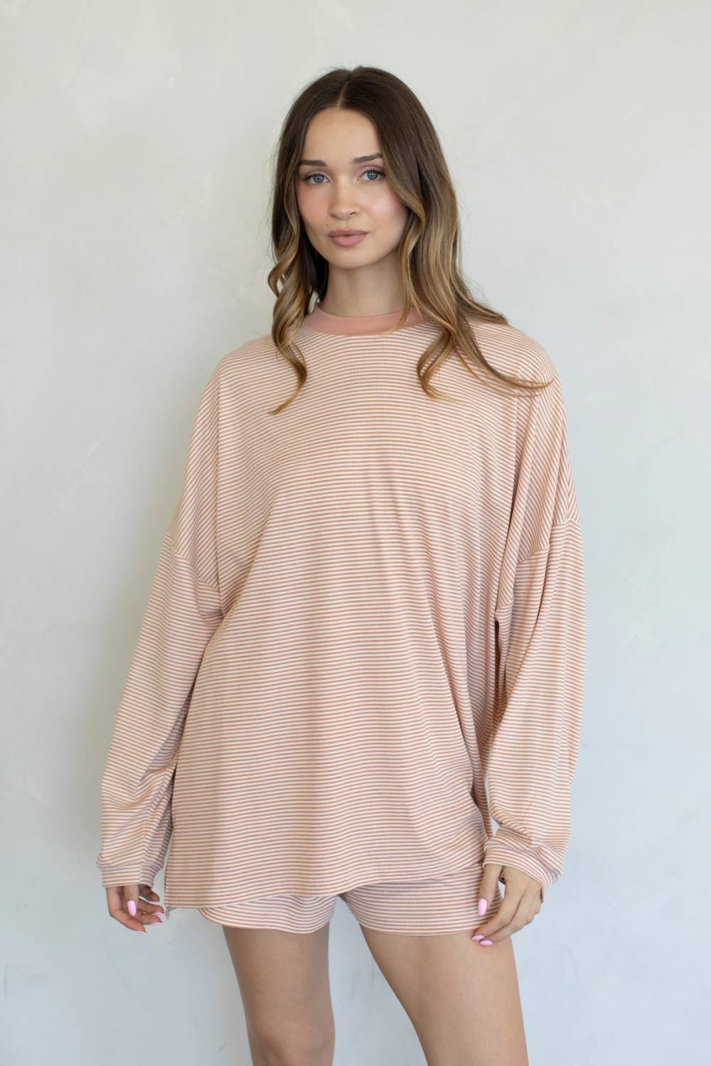 Kenzie Striped Long Sleeve Top