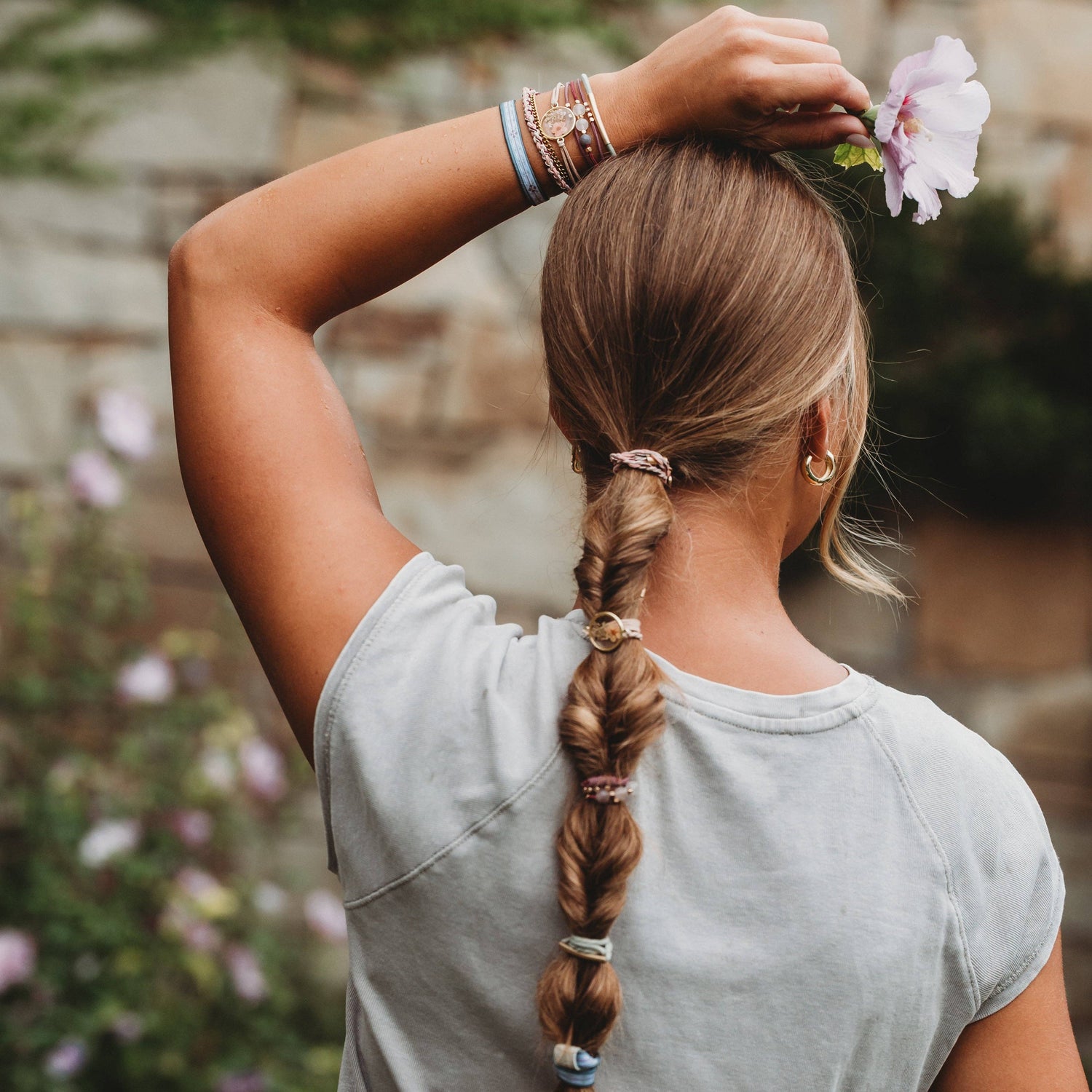 "Bloom" Hair Tie Bracelets