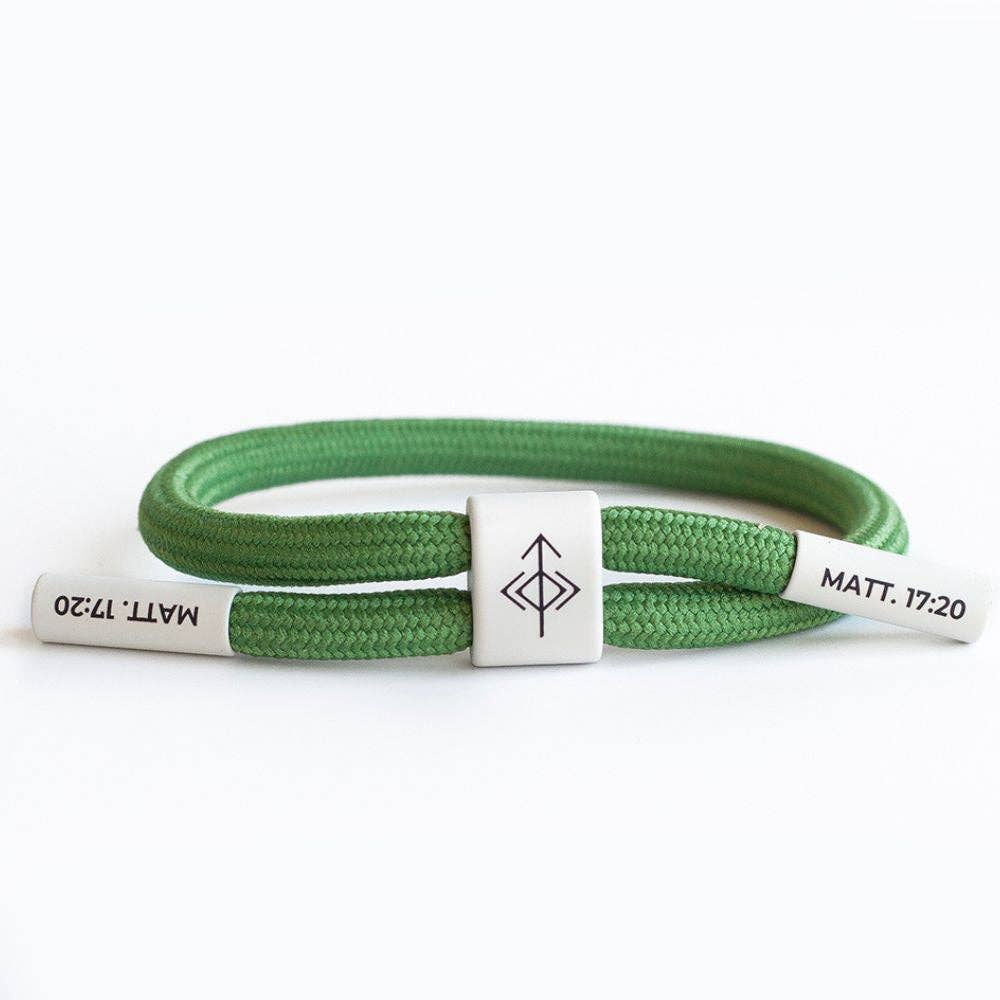 Move Mountains Christian Cord Bracelet