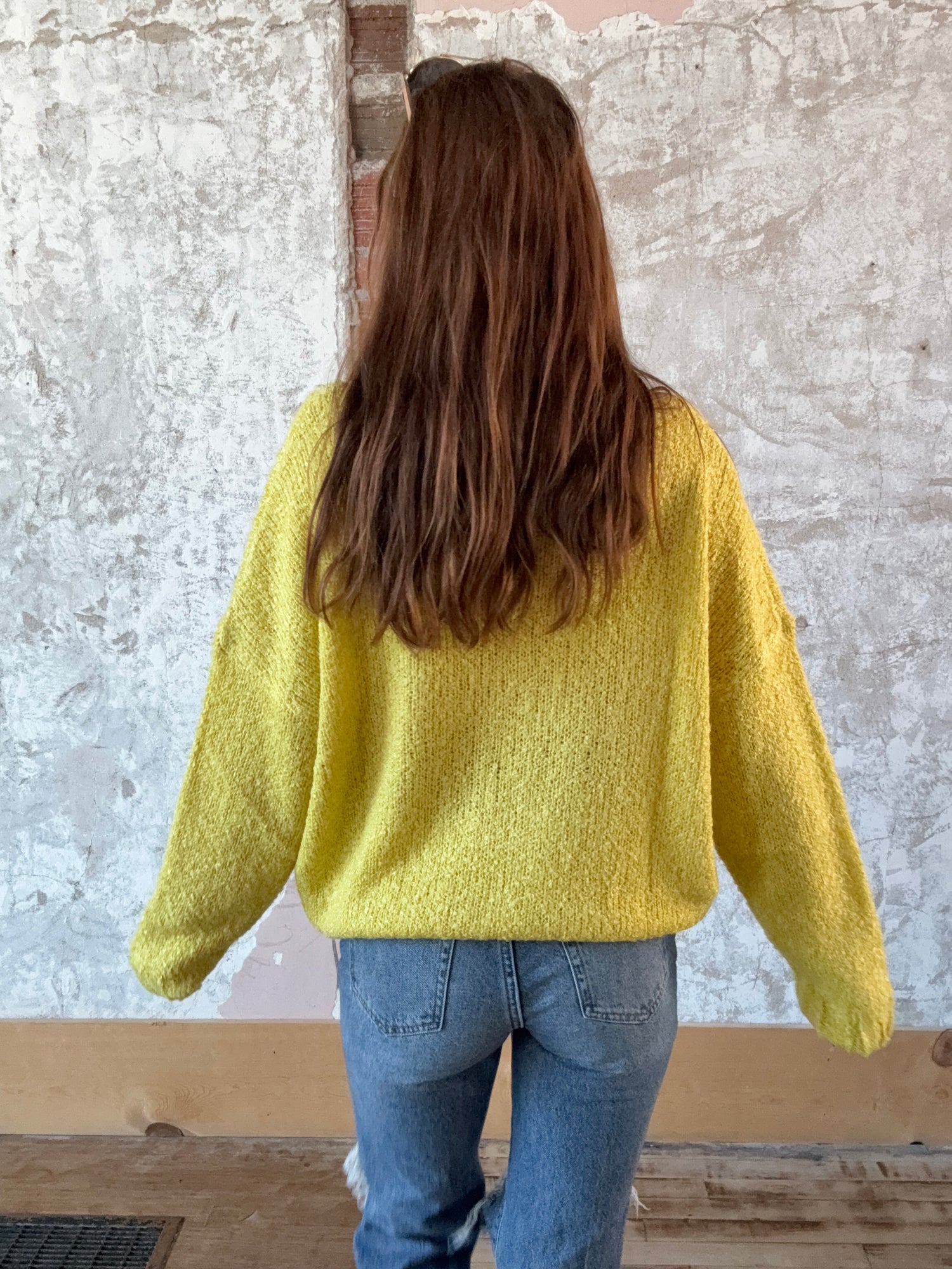 SUNSHINE Oversized Boatneck Sweater