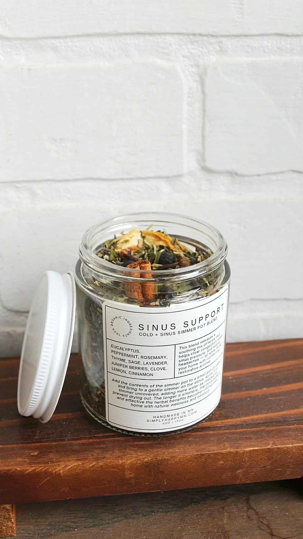 Sinus Support Cold + Sinus Simmer Pot Blend