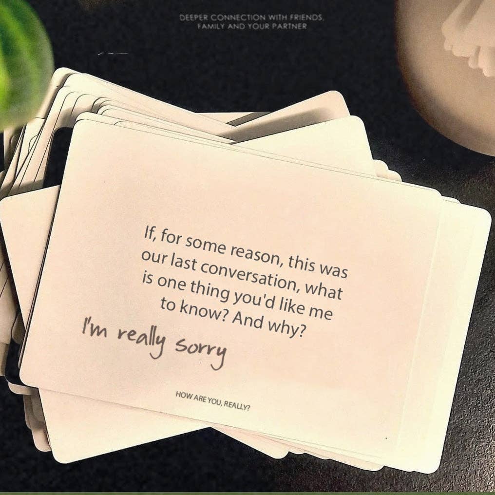 Deep Conversation Cards for Couples & Friends