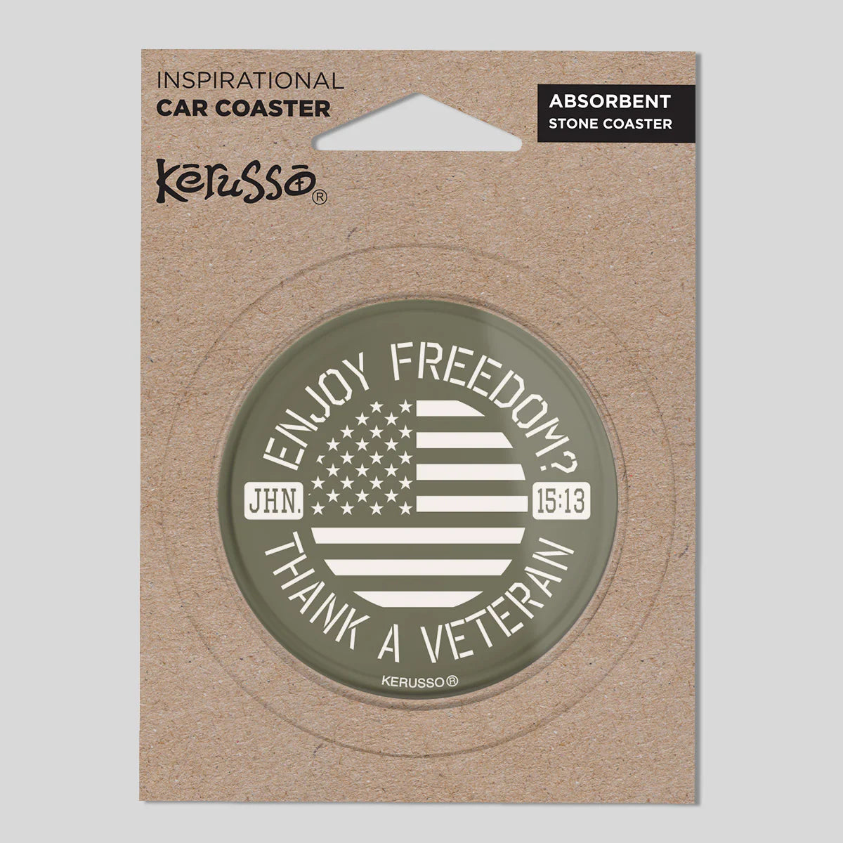 Thank a Veteran Car Coaster
