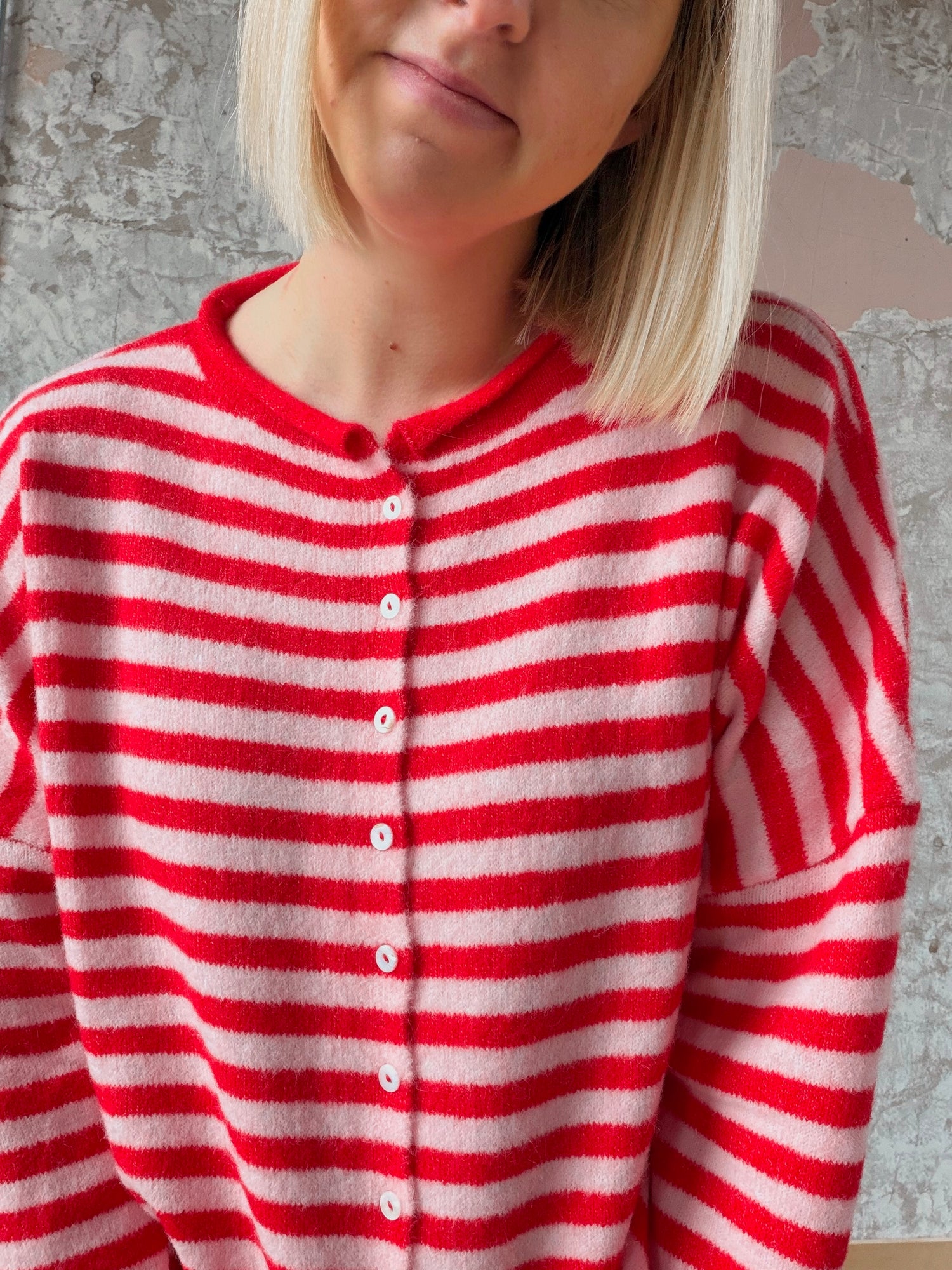 Piper Cardigan - Striped (Extended Sizing)