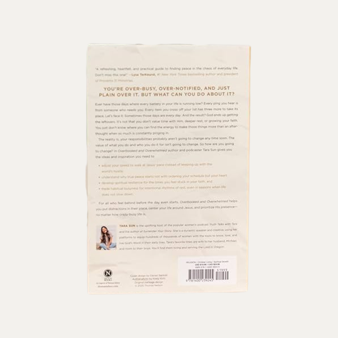 Overbooked And Overwhelmed Book