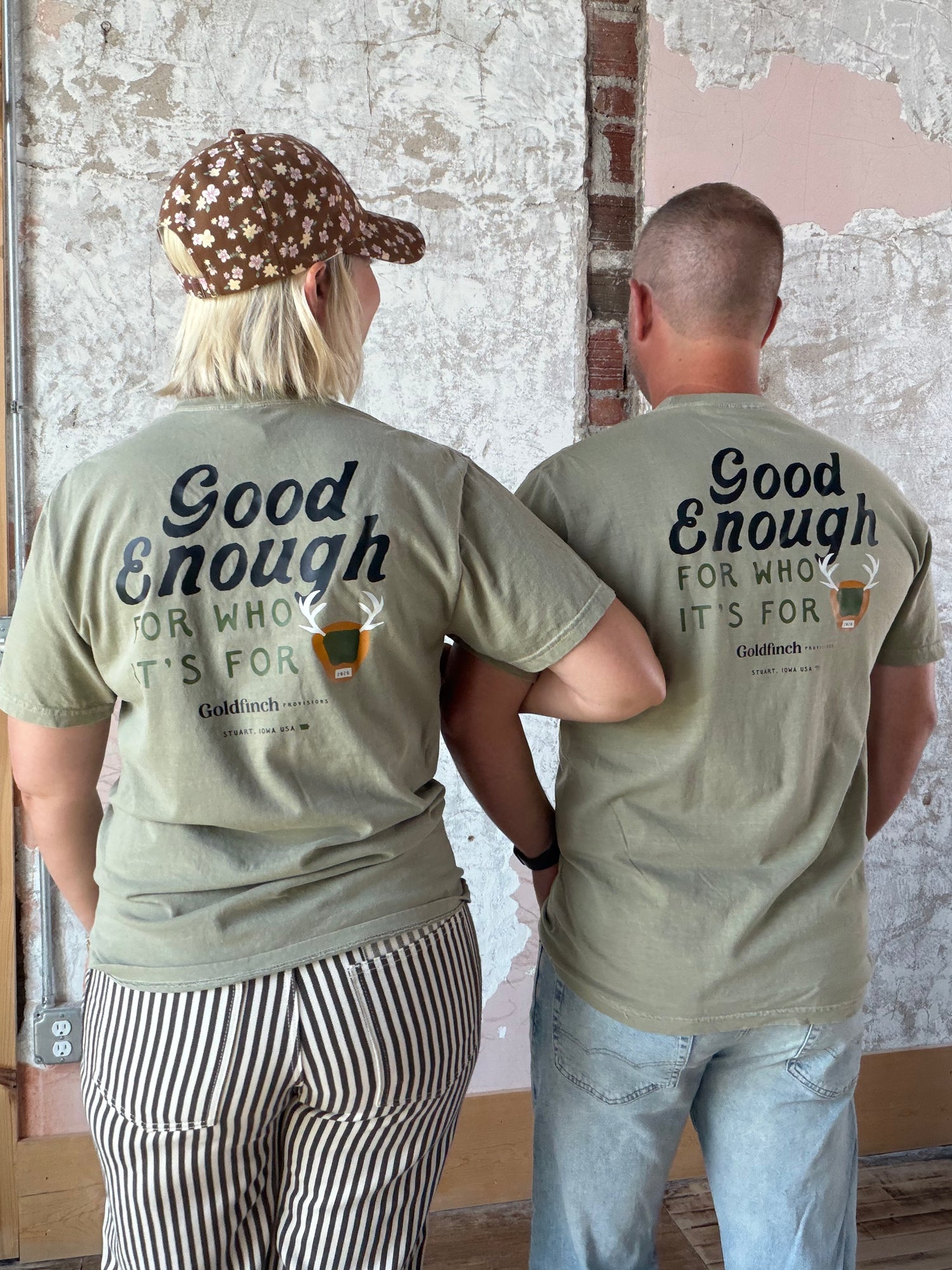 Good Enough for Who It's For Goldfinch Tee (extended sizes)