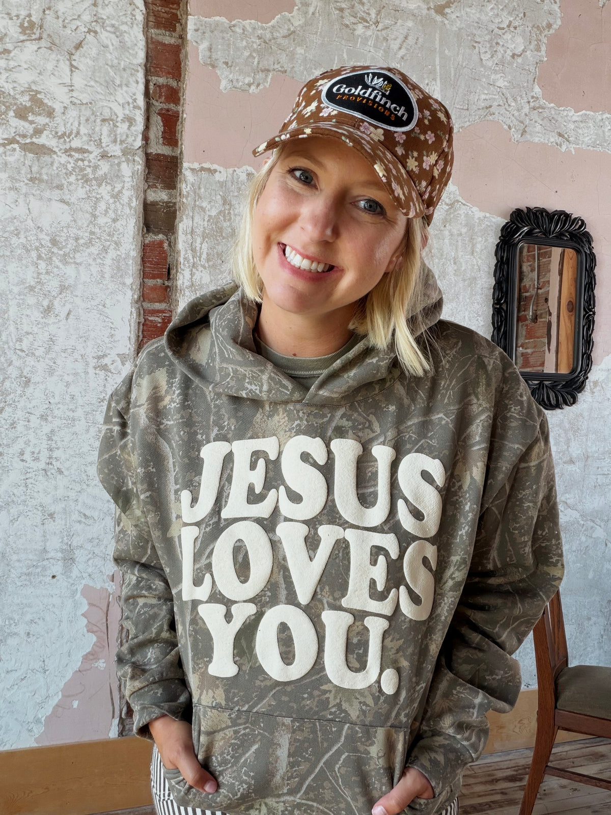 Jesus Loves You Camo Hoodie (extended!)