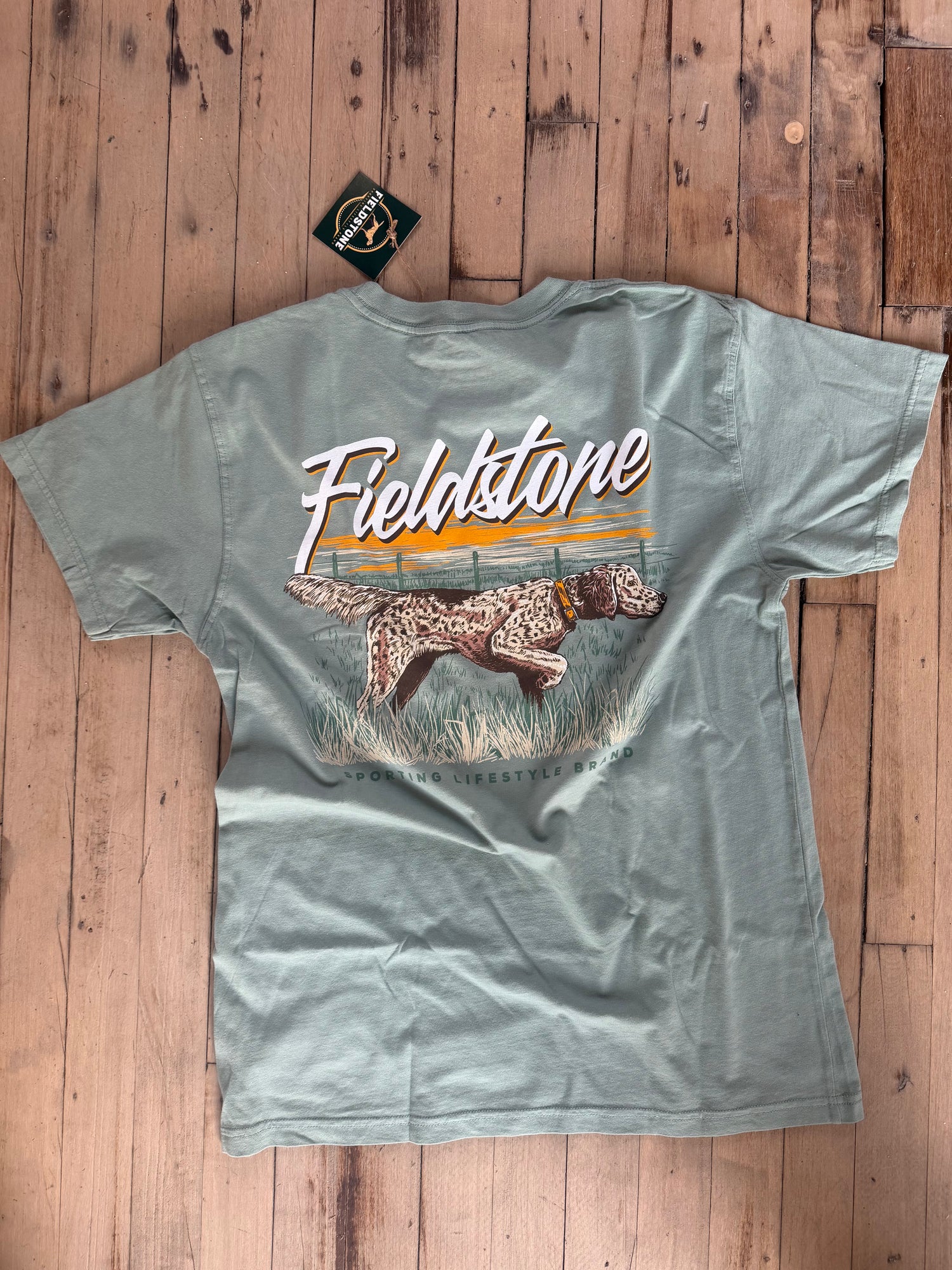Hunting Dog Fieldstone Tee