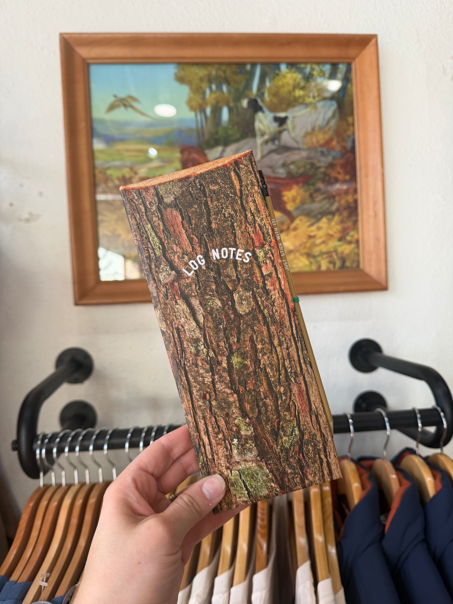 Log Notes Notepad