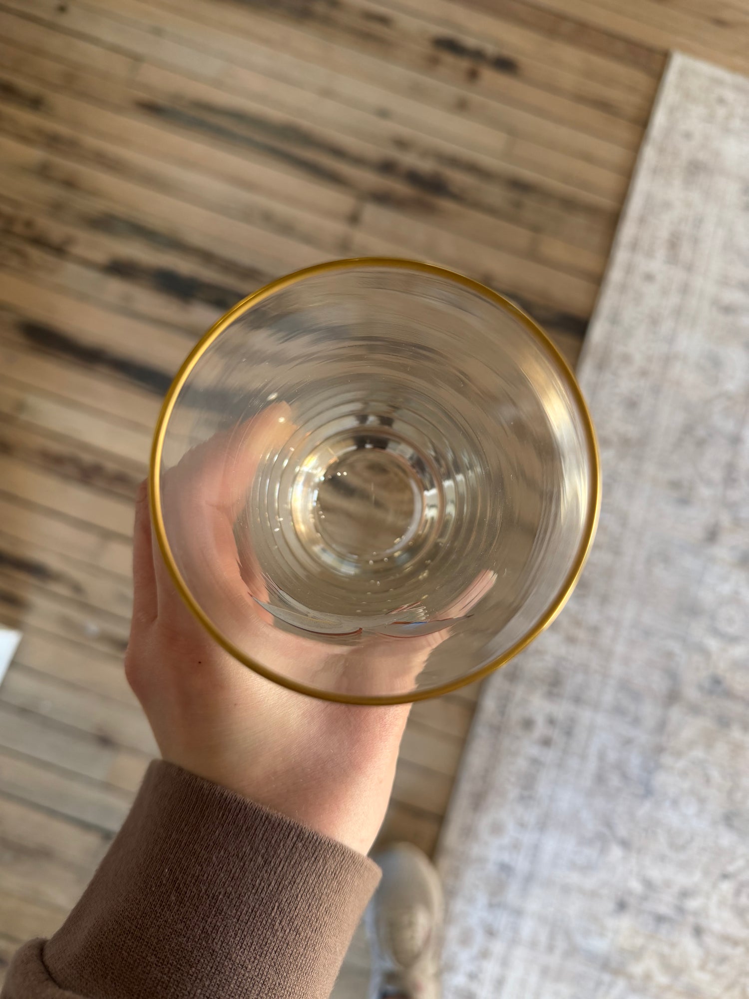 VINTAGE // embossed duck glasses