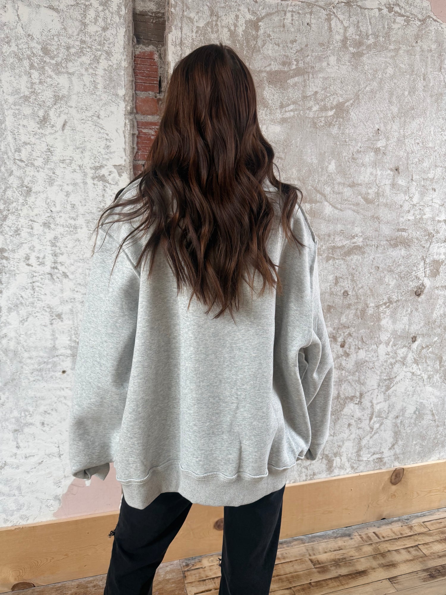 Iowa Reversible Mock Neck Sweatshirt