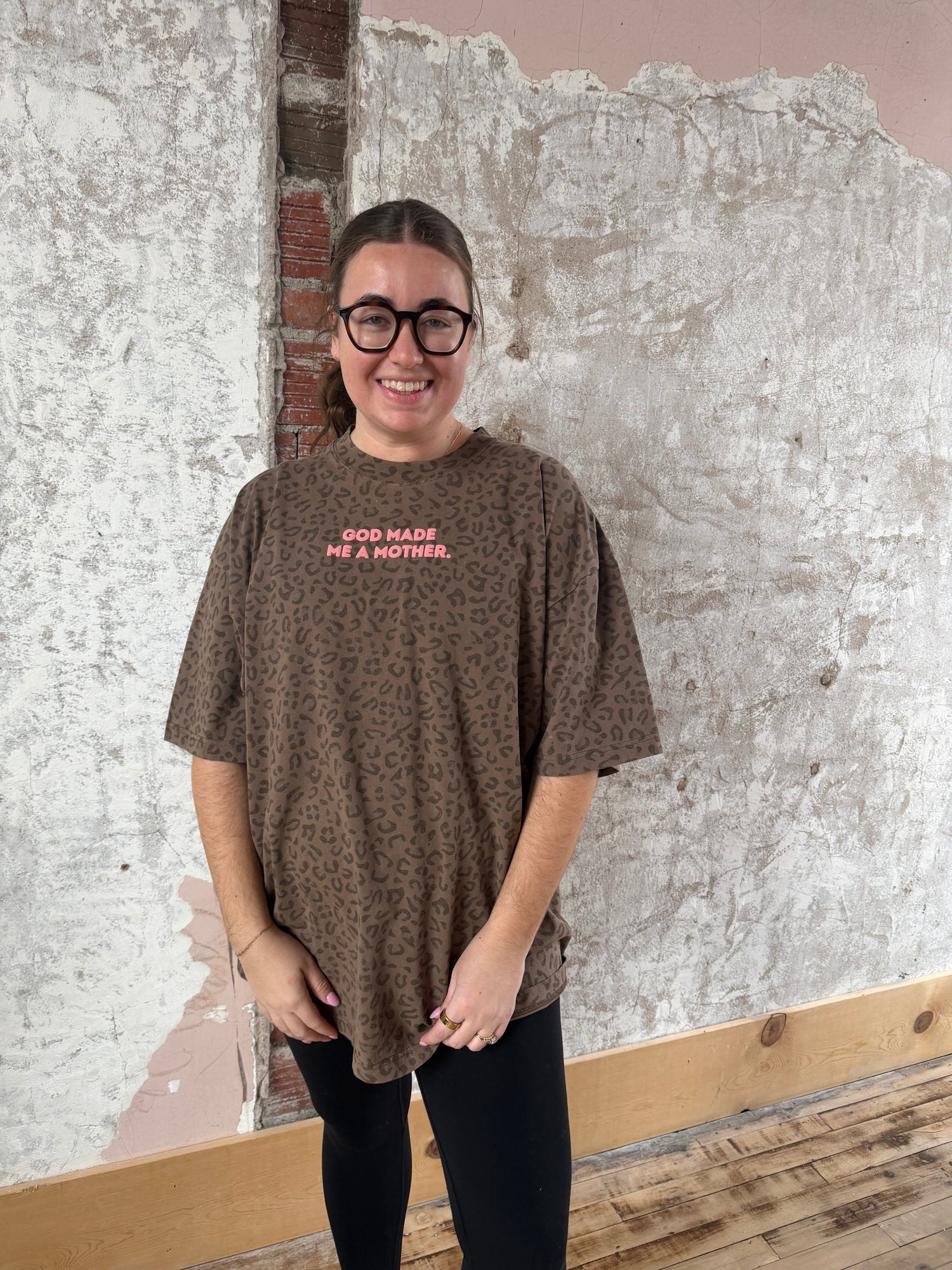 God Made Me a Mother for Such a Time as This Oversized Tee