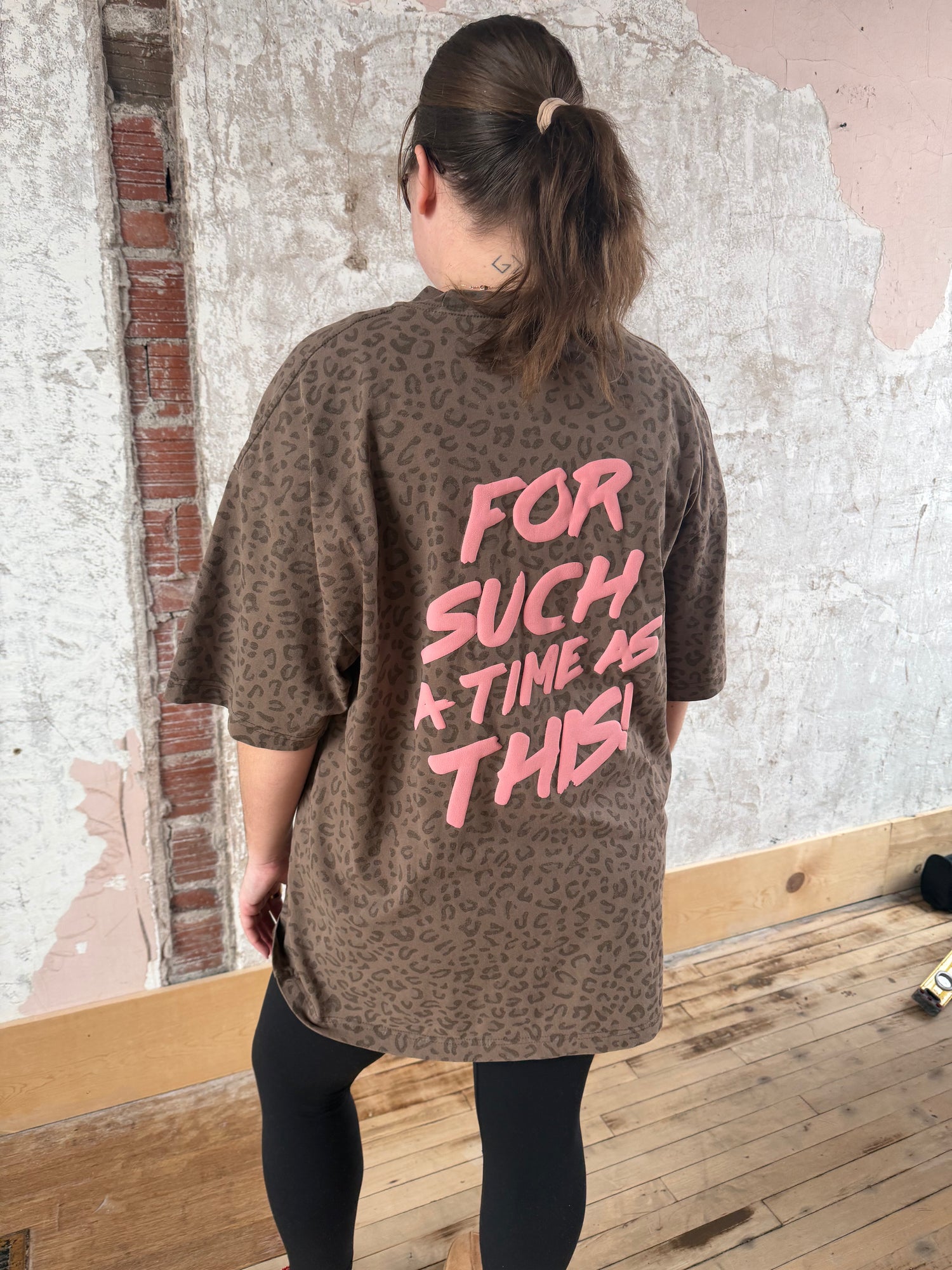 God Made Me a Mother for Such a Time as This Oversized Tee