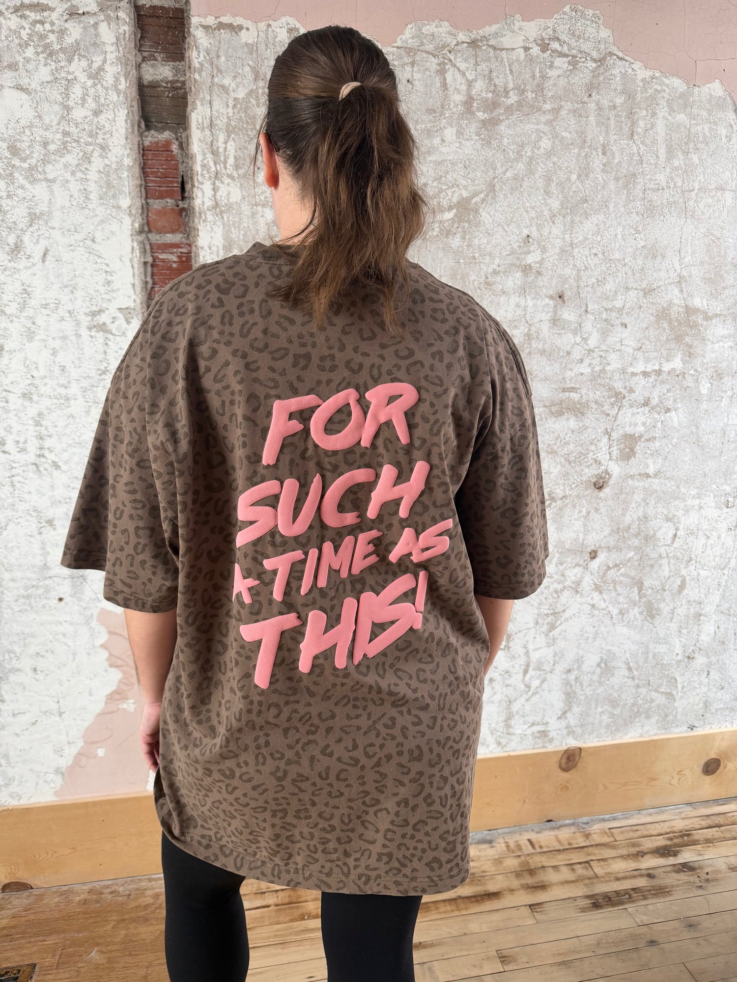 God Made Me a Mother for Such a Time as This Oversized Tee