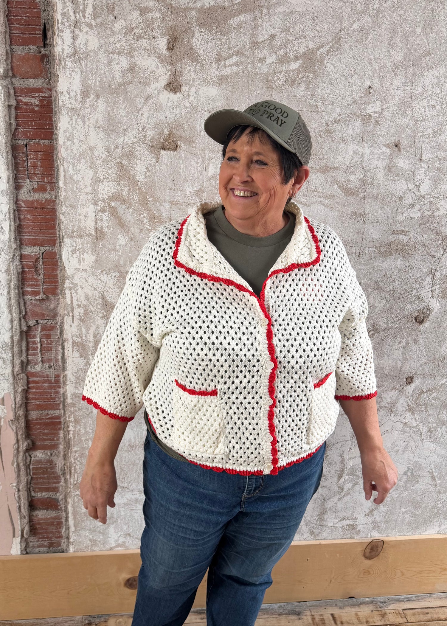 Urban Vibe Crochet Sweater Top