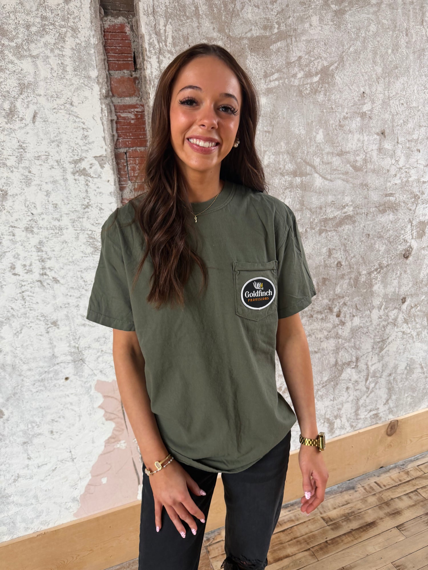Goldfinch Provisions Signature Pocket Tee