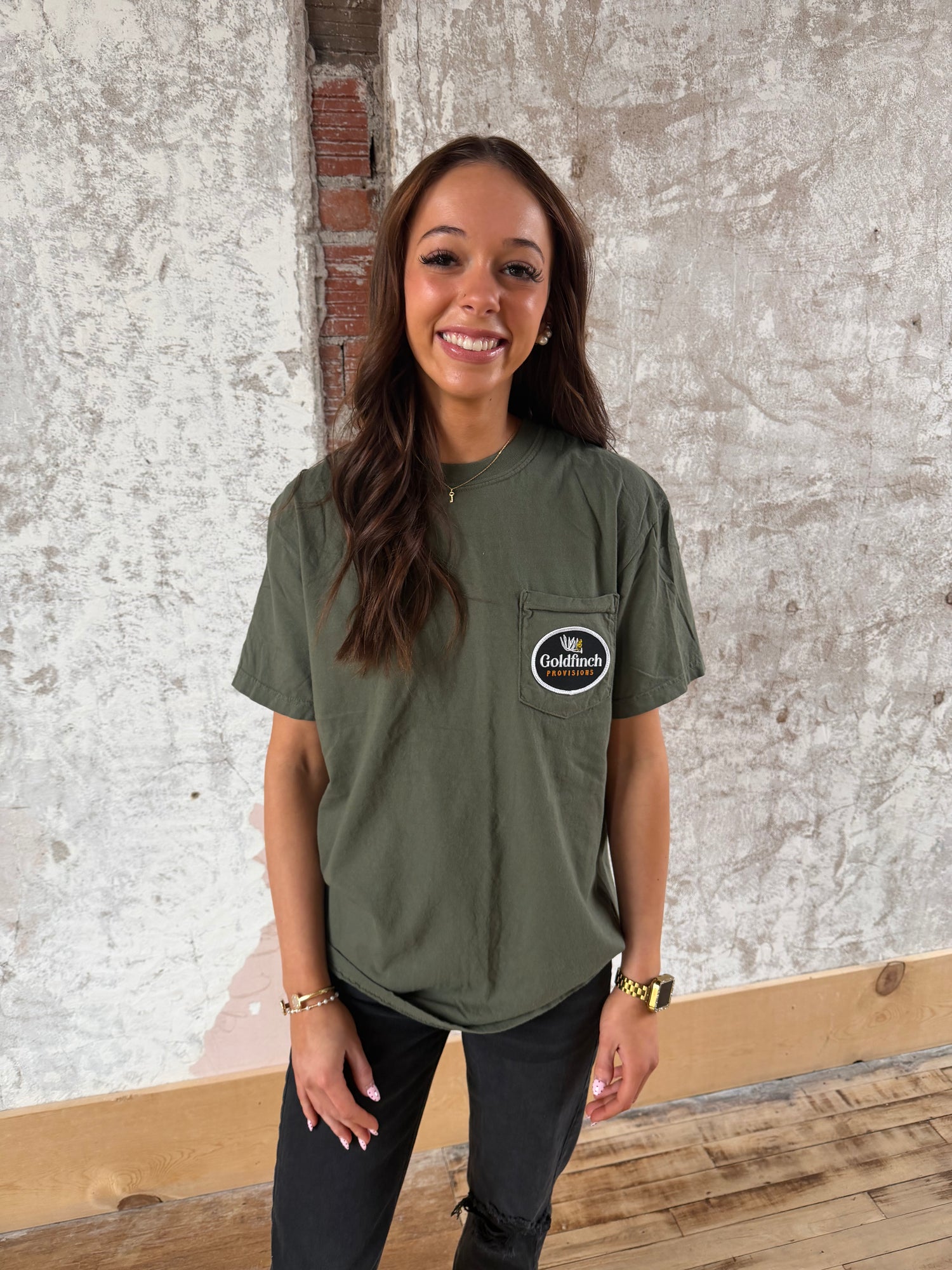 Goldfinch Provisions Signature Pocket Tee