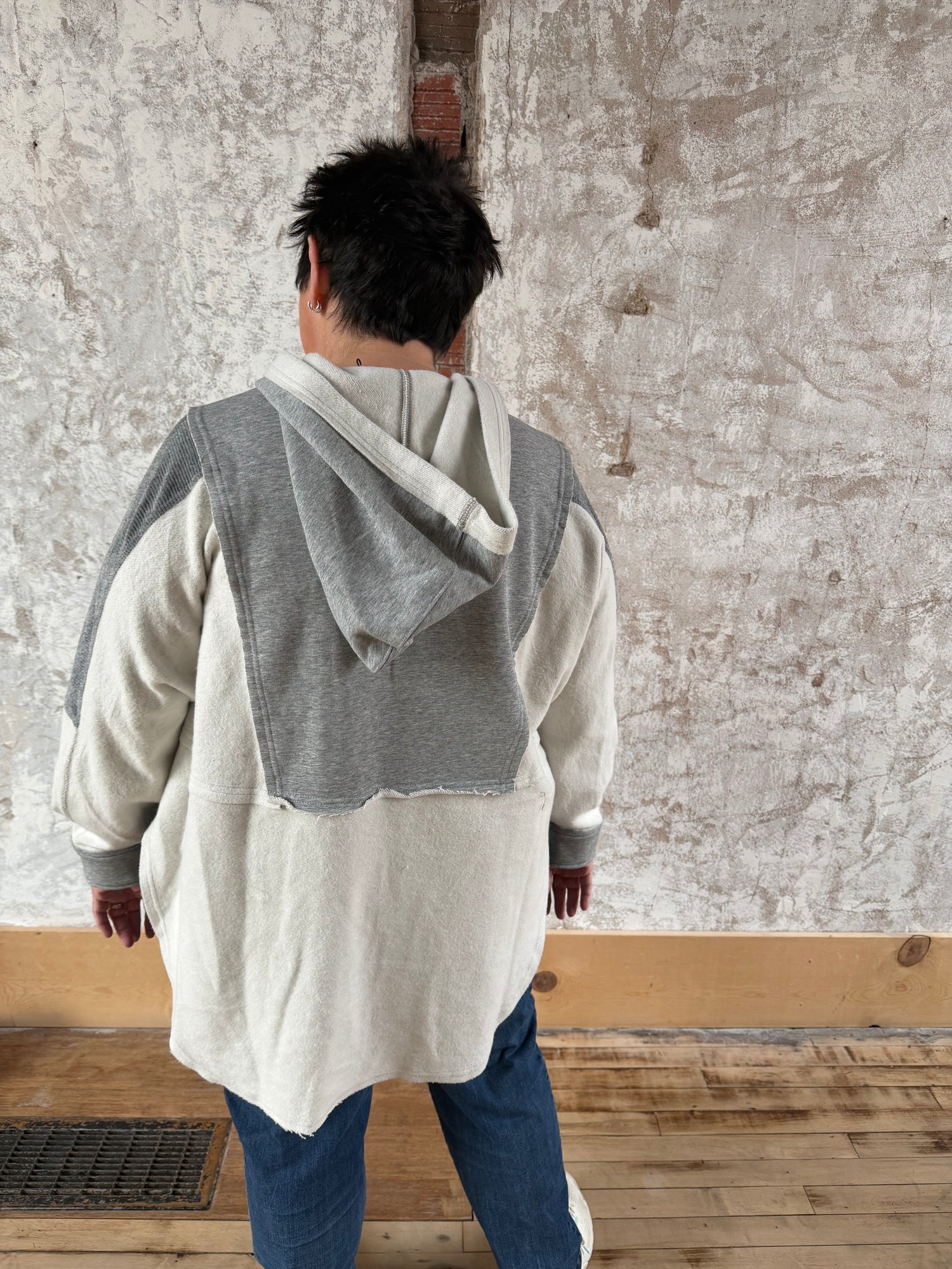 Mixed Media Pullover