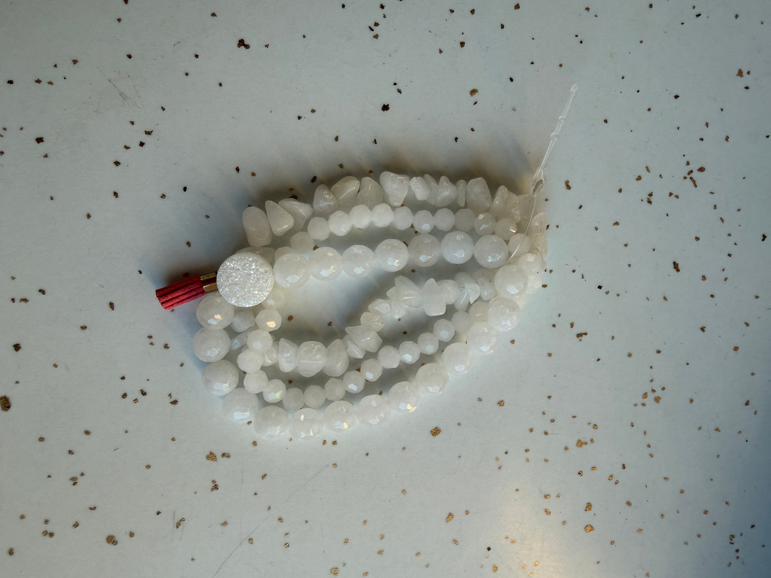 White 3-Strand Bracelets