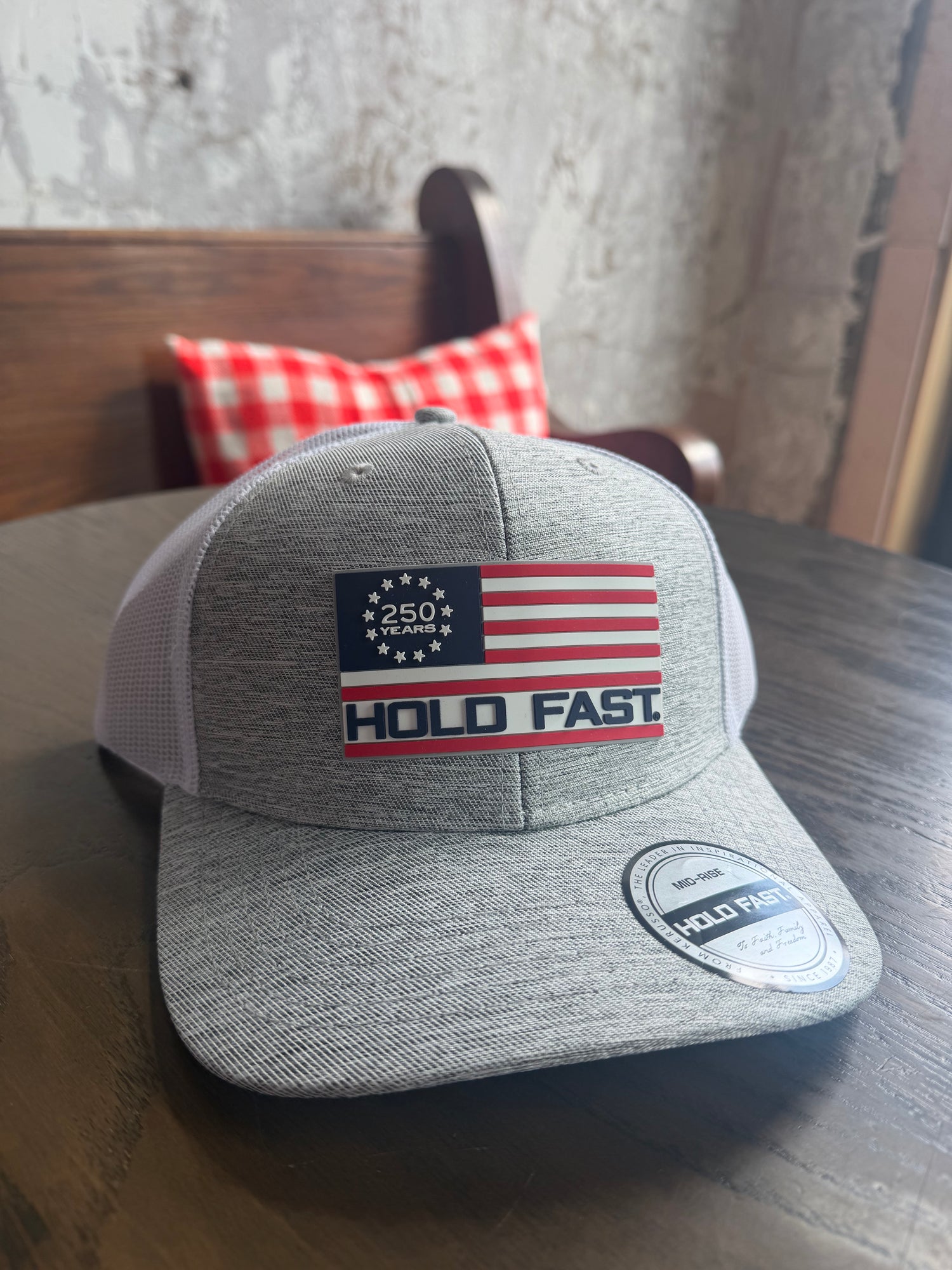 Heathered Flag Hat