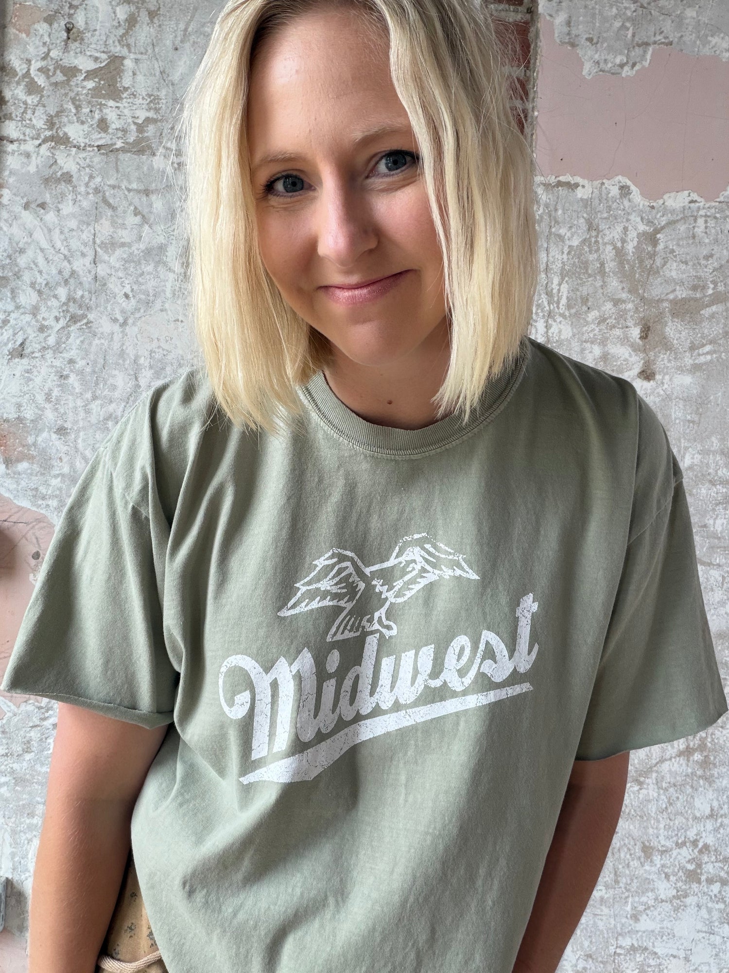 Midwest Vintage Graphic Crop Top