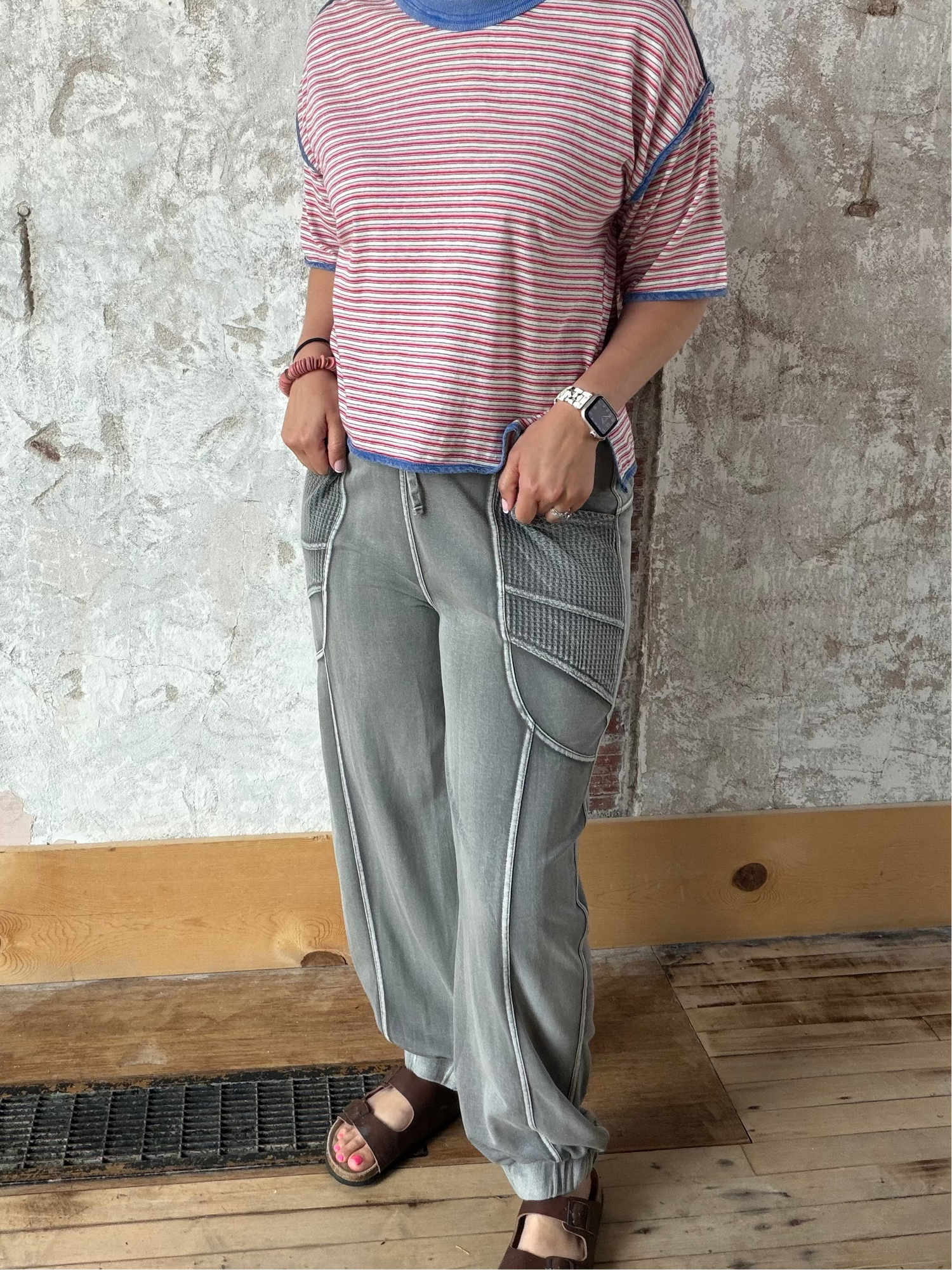 Washed Terry Jogger Pants