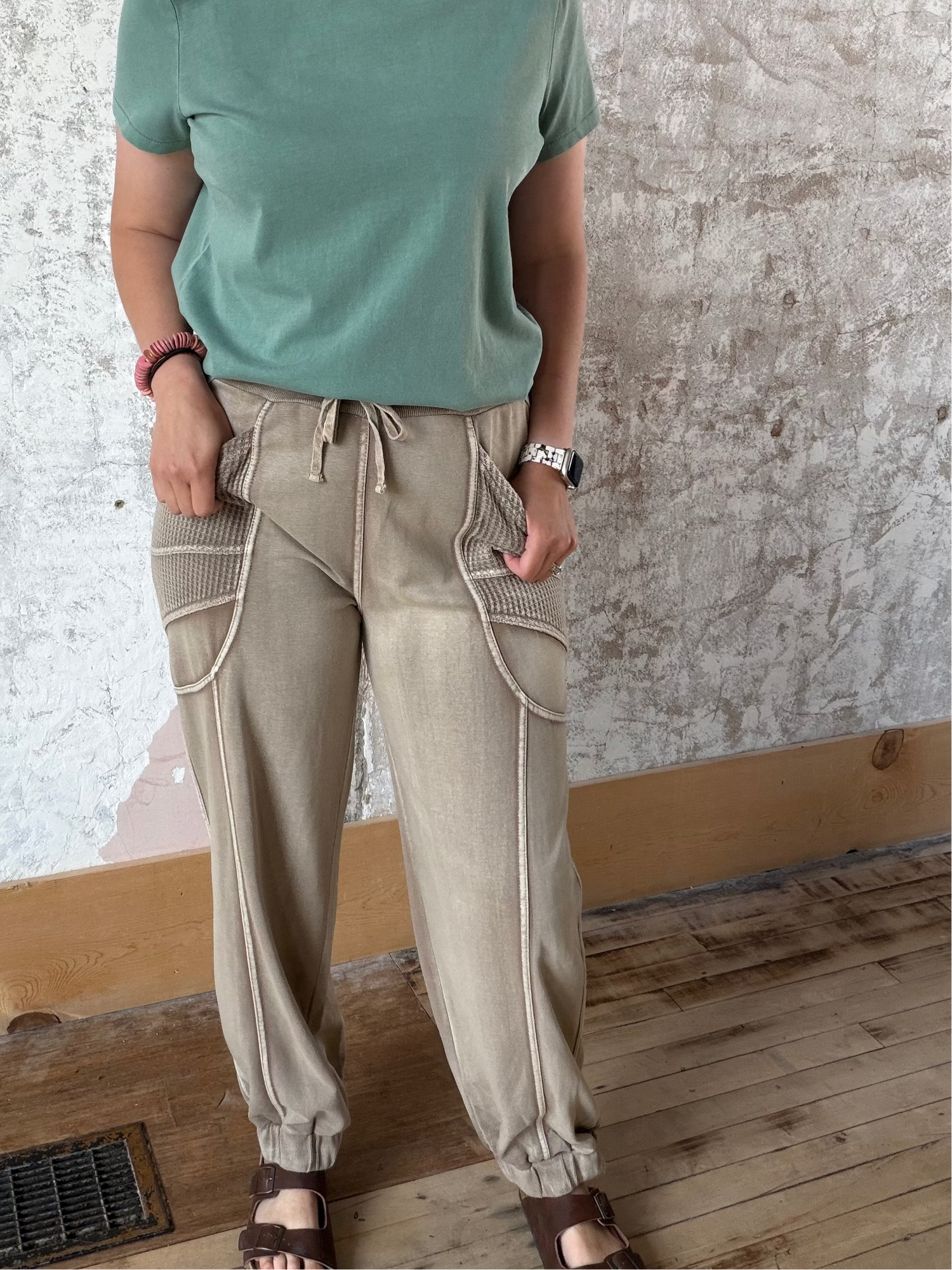 Washed Terry Jogger Pants