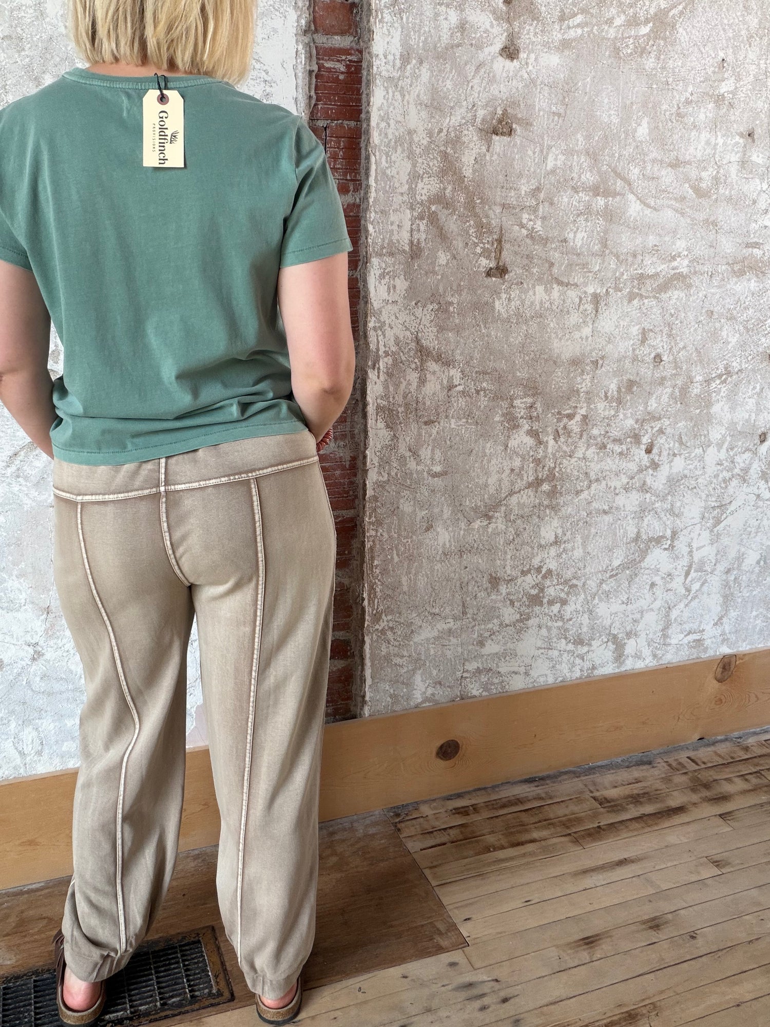 Washed Terry Jogger Pants