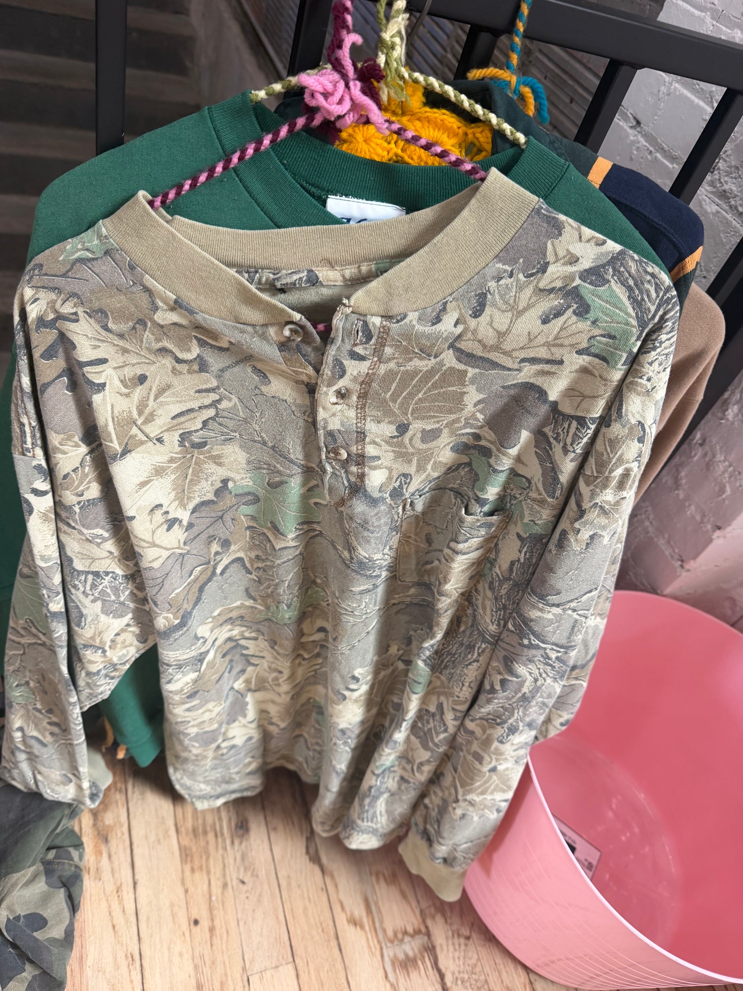 VINTAGE // camo long sleeve