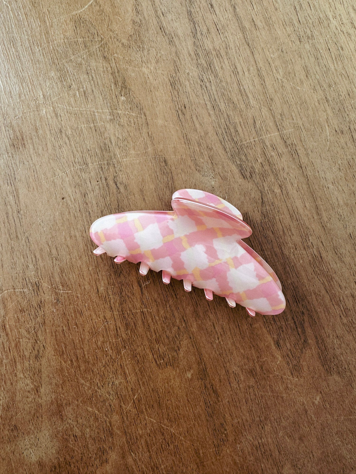 Large Checker Hair Clips | 3 Styles