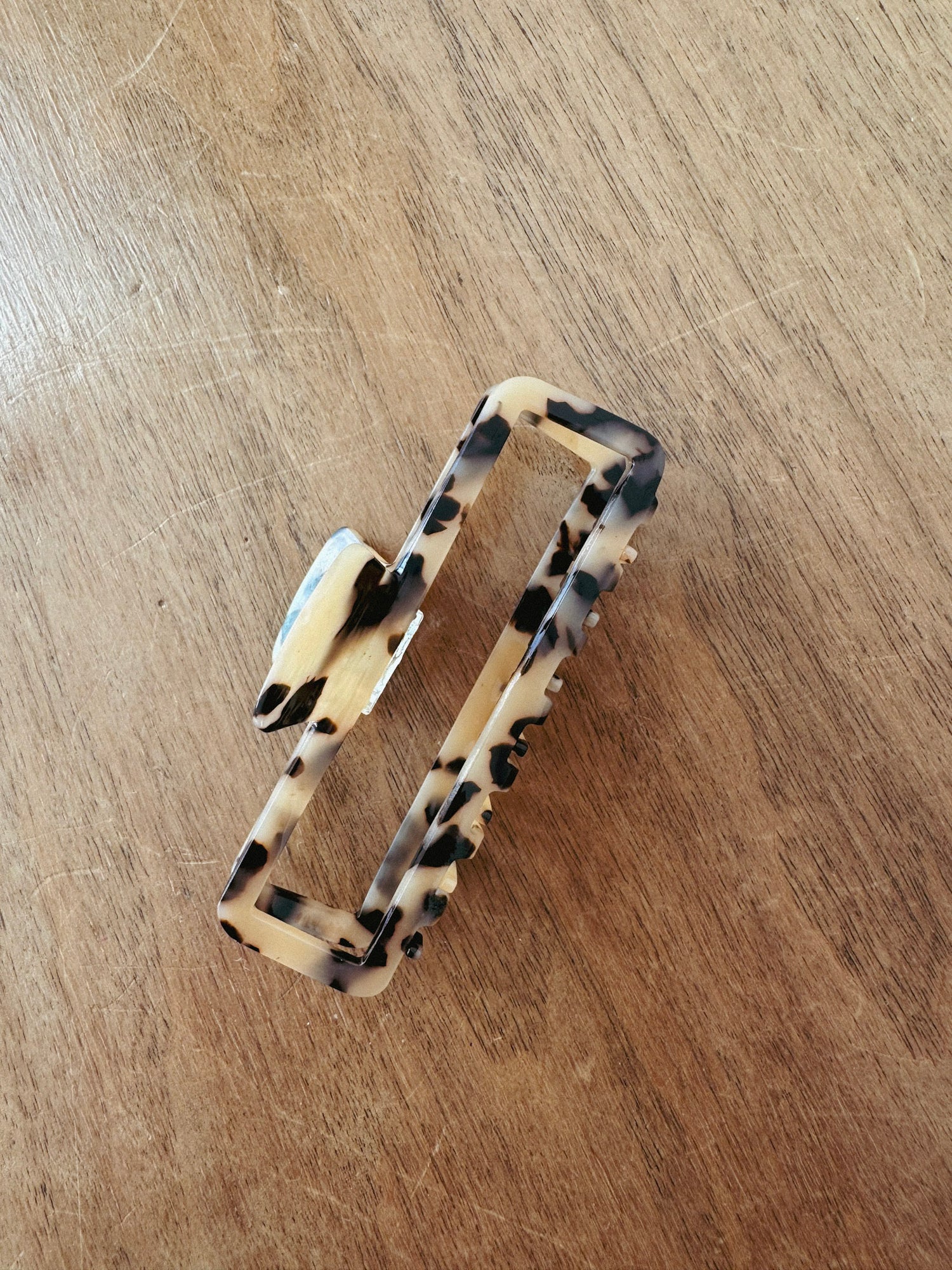 Rectangle Tortoise Pattern Clip