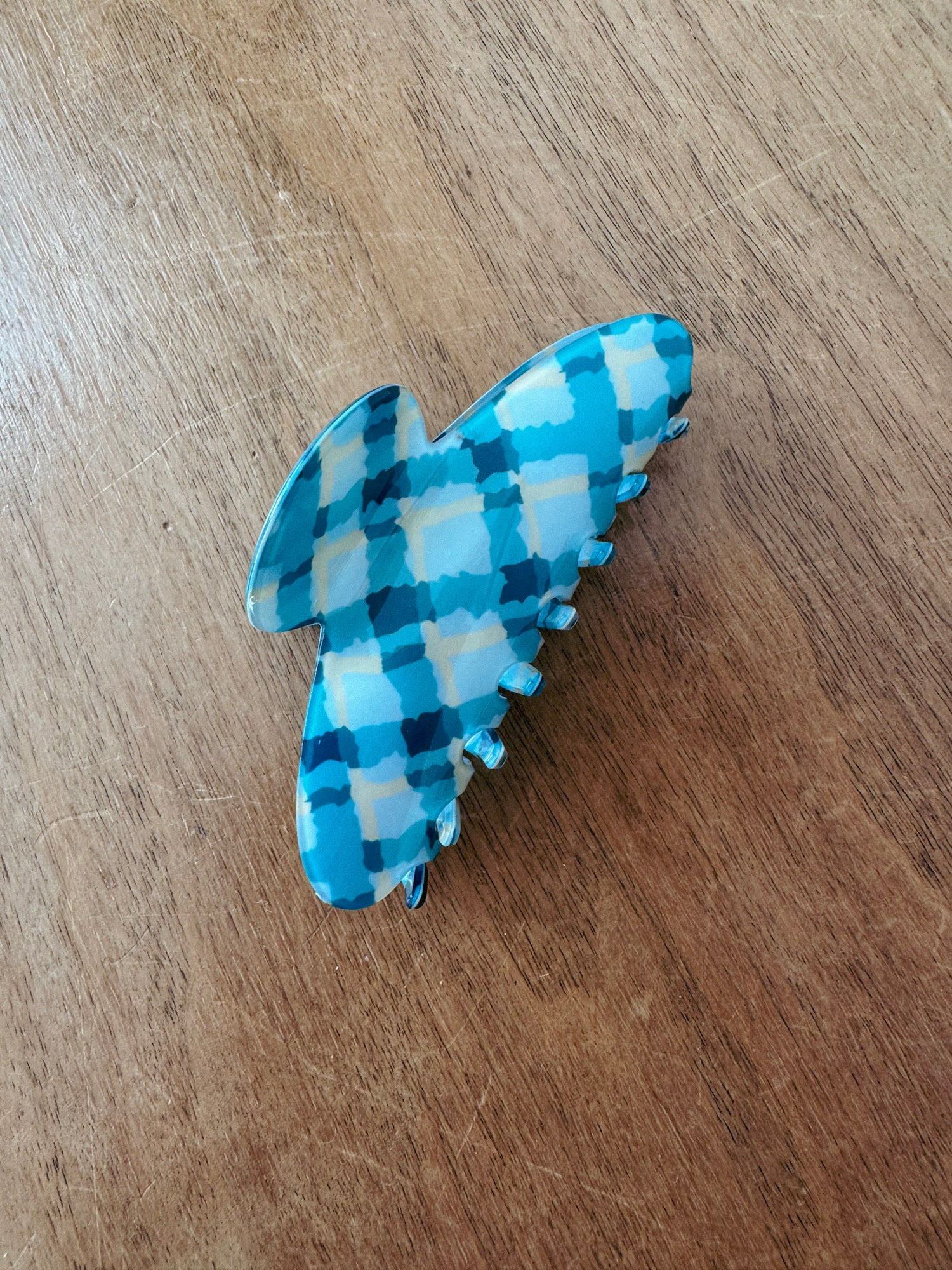 Large Checker Hair Clips | 3 Styles