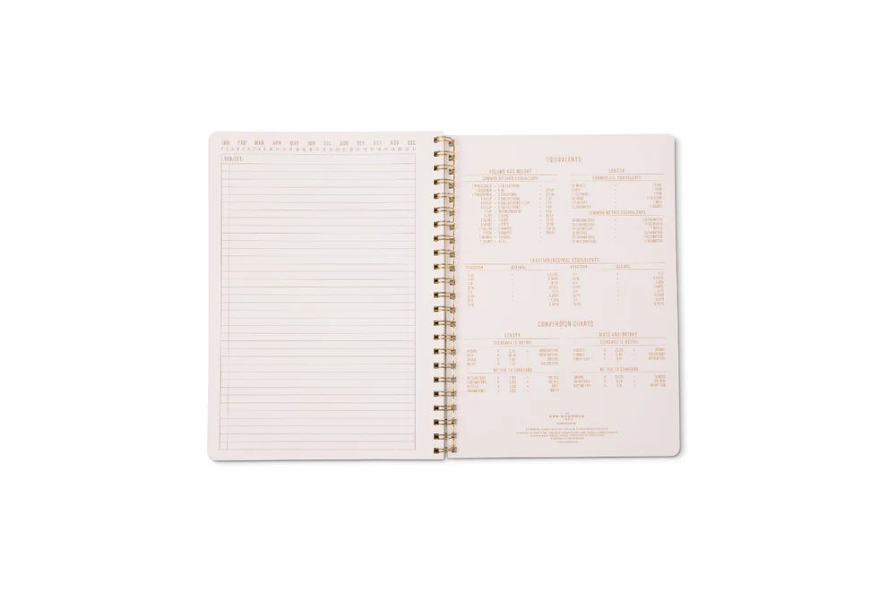 Large Orange Check Notebook