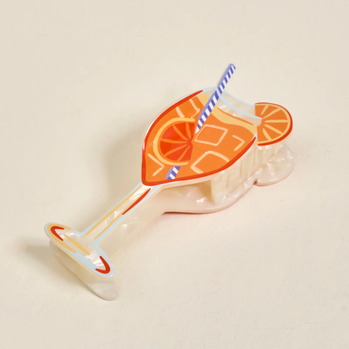 Shape Up Claw Clip - Aperol Spritz