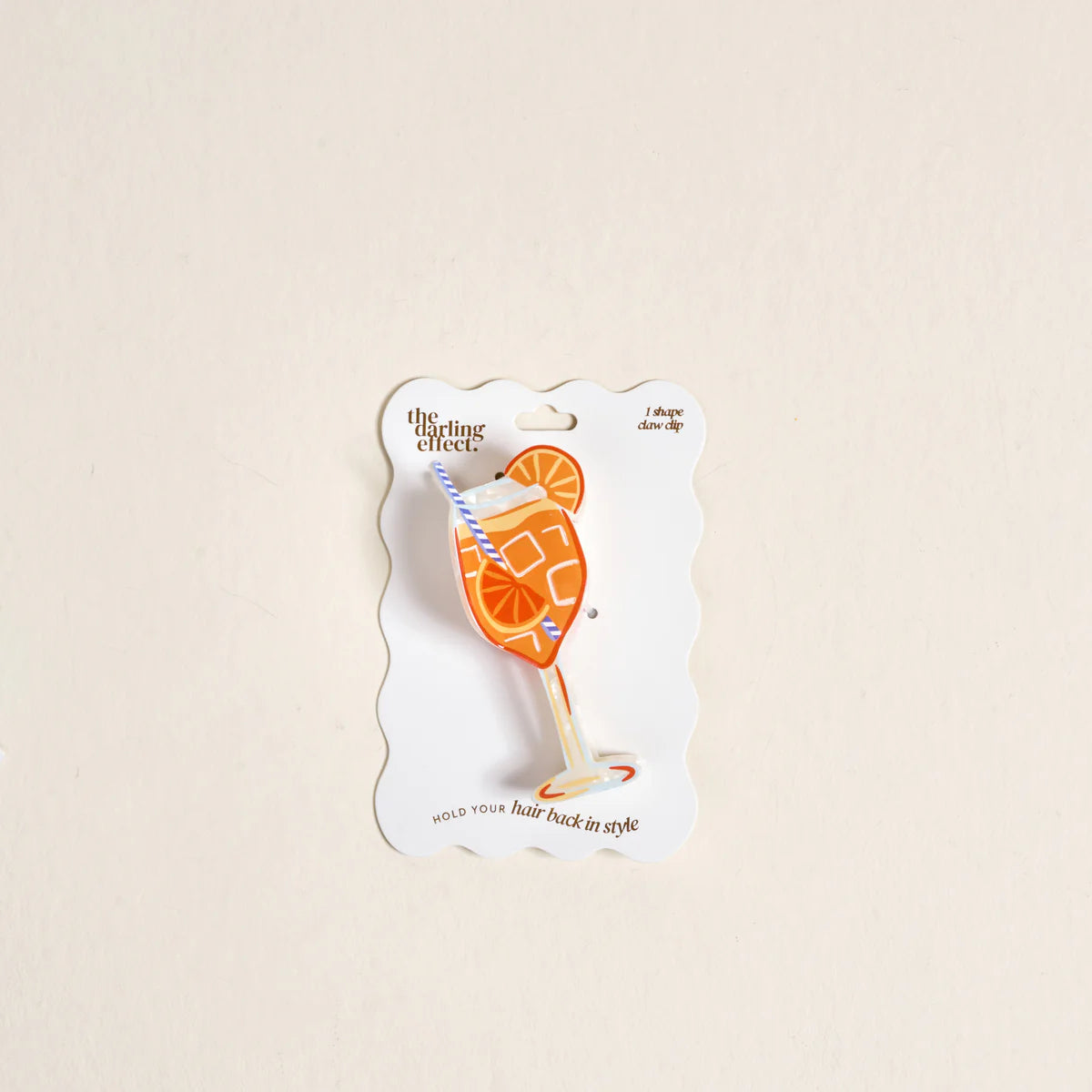 Shape Up Claw Clip - Aperol Spritz