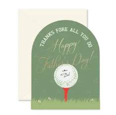 Fore Dad Greeting Card