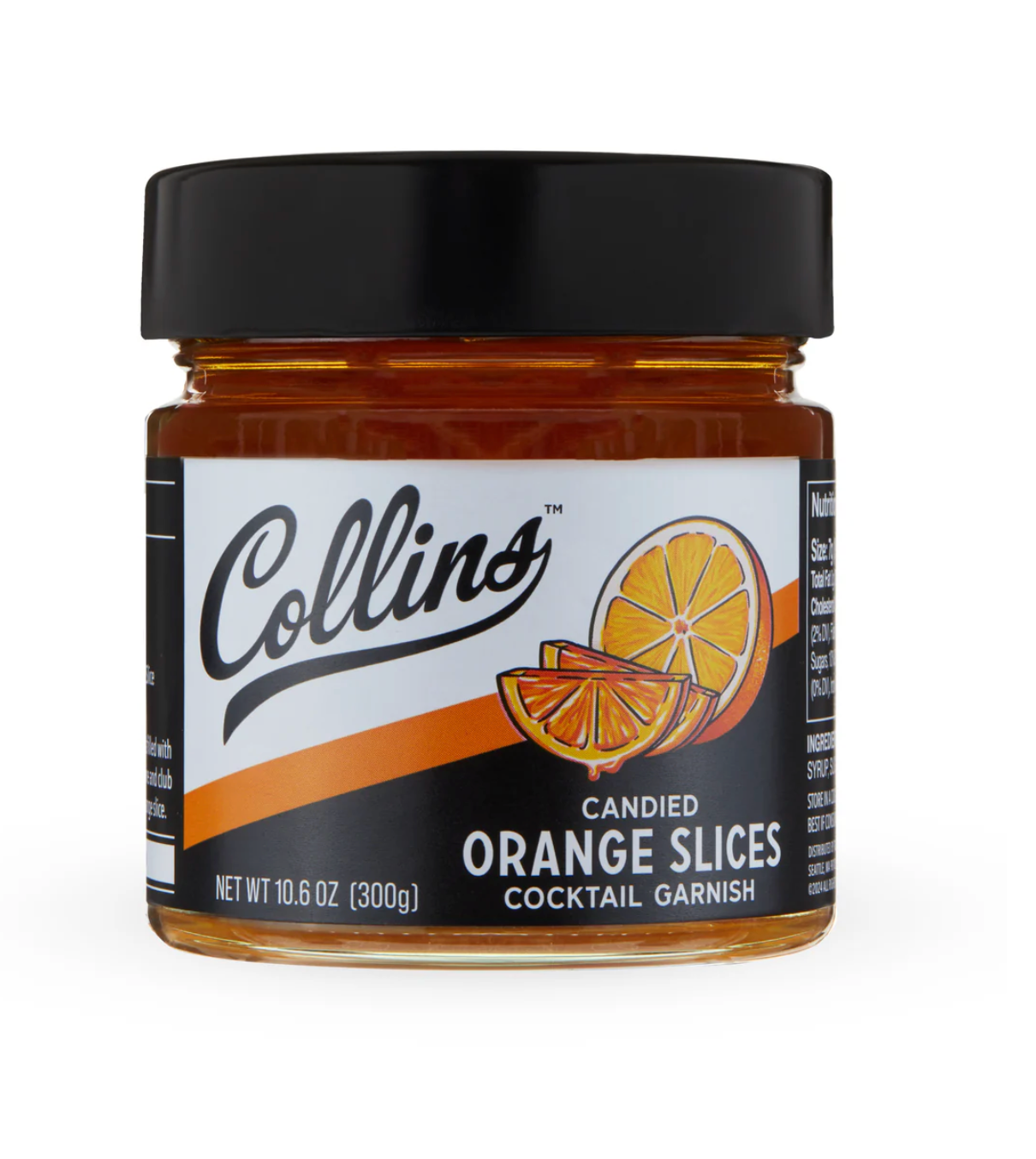 Orange Slices Cocktail Garnish Jar