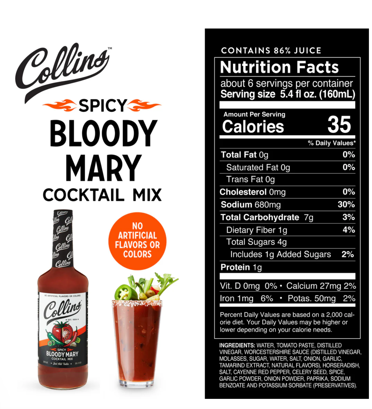 Spicy Bloody Mary Mix