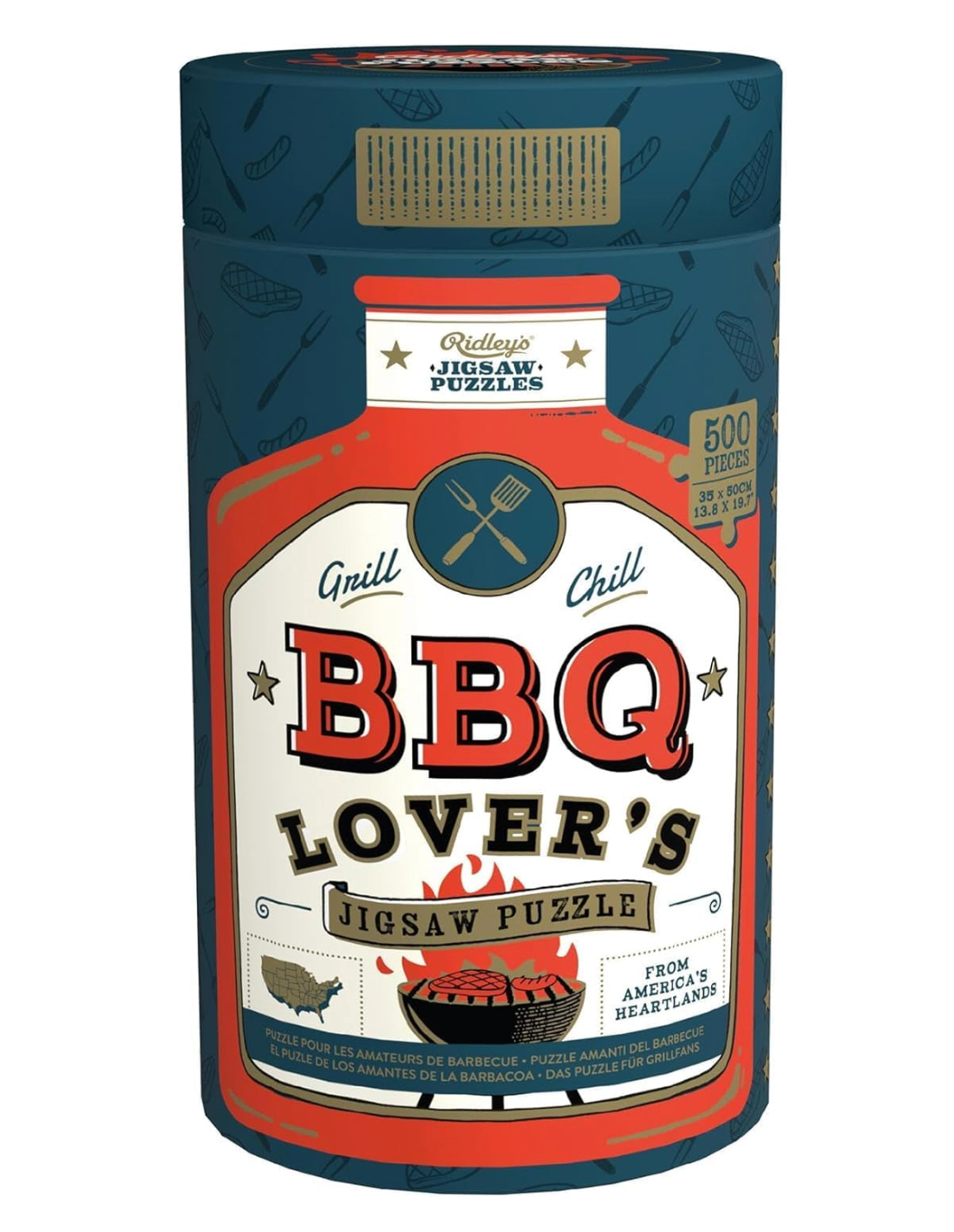 BBQ Lovers 500 Piece Puzzle