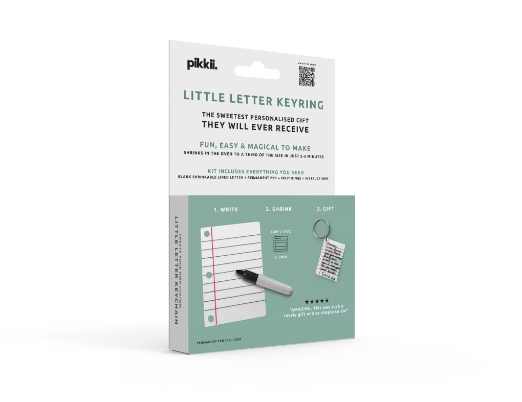Letter Keychain Shrink Kit