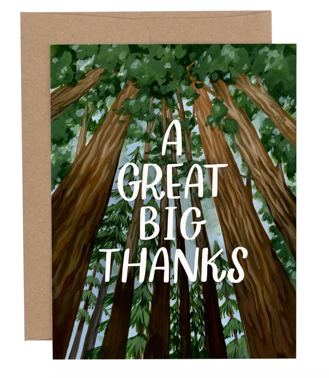 Big Redwood Thank You Card